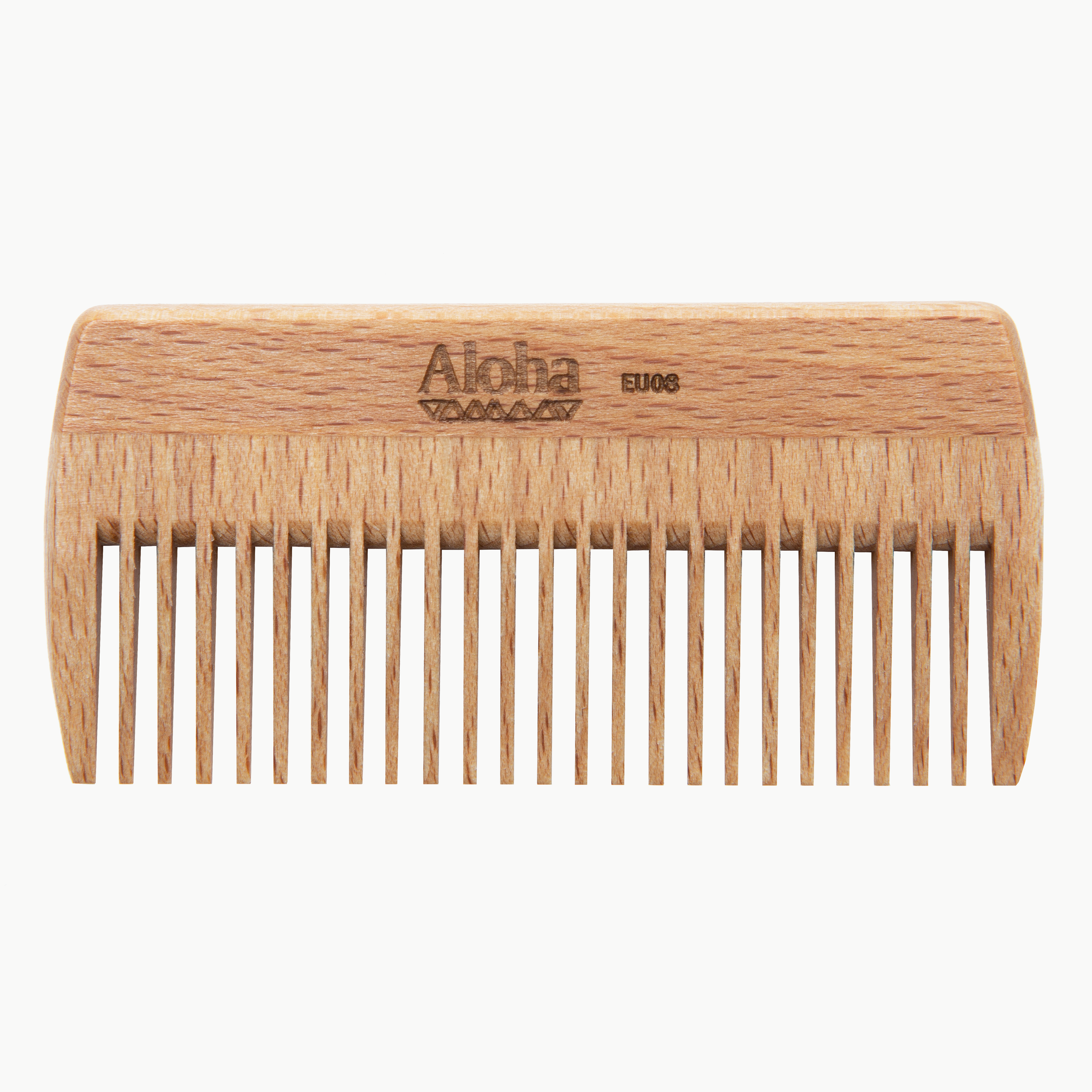 Ibiza Hair Aloha EU08 peigne barbe bois étui liège