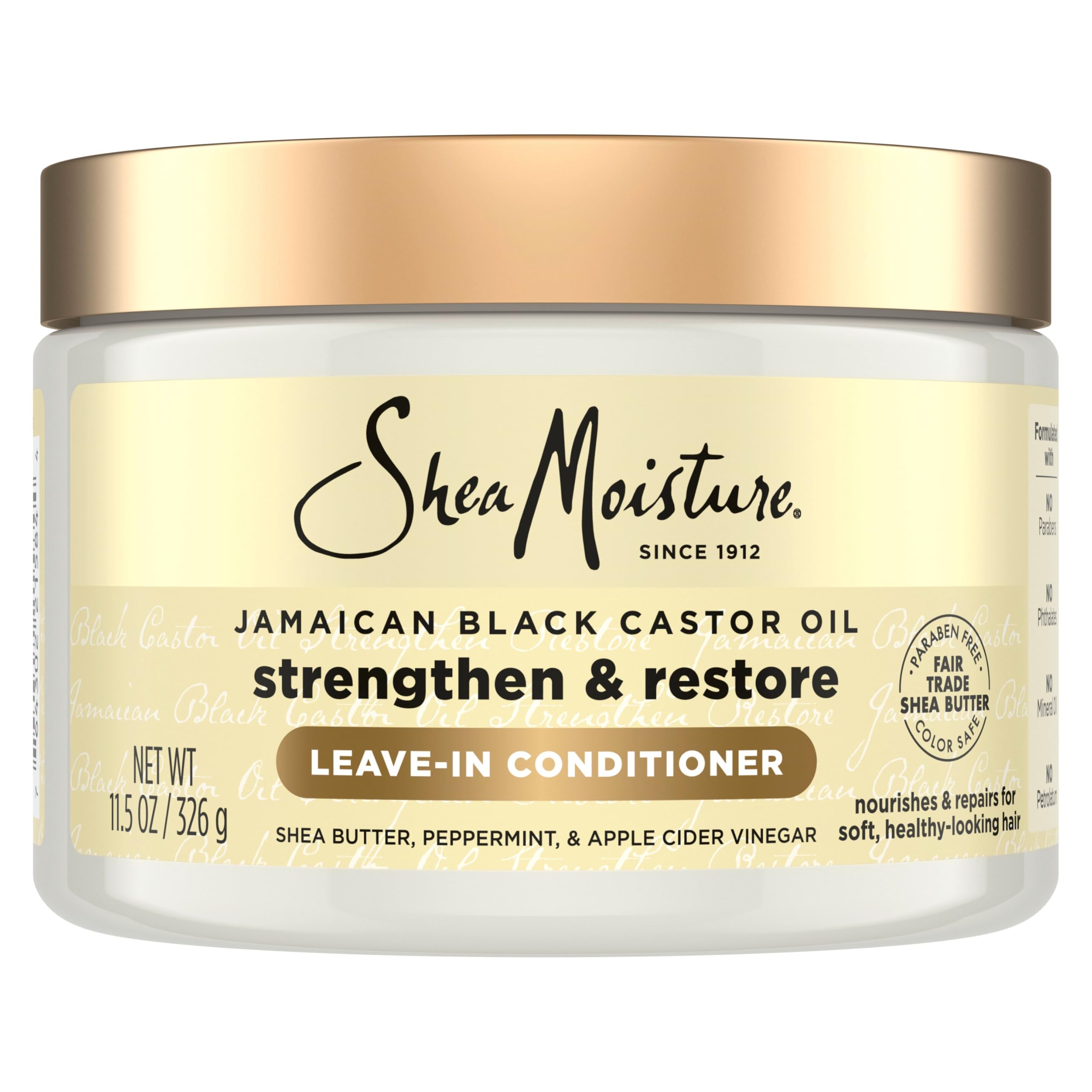 Shea Moisture Jamaican Black Castor Oil soin sans rinçage 340 ml