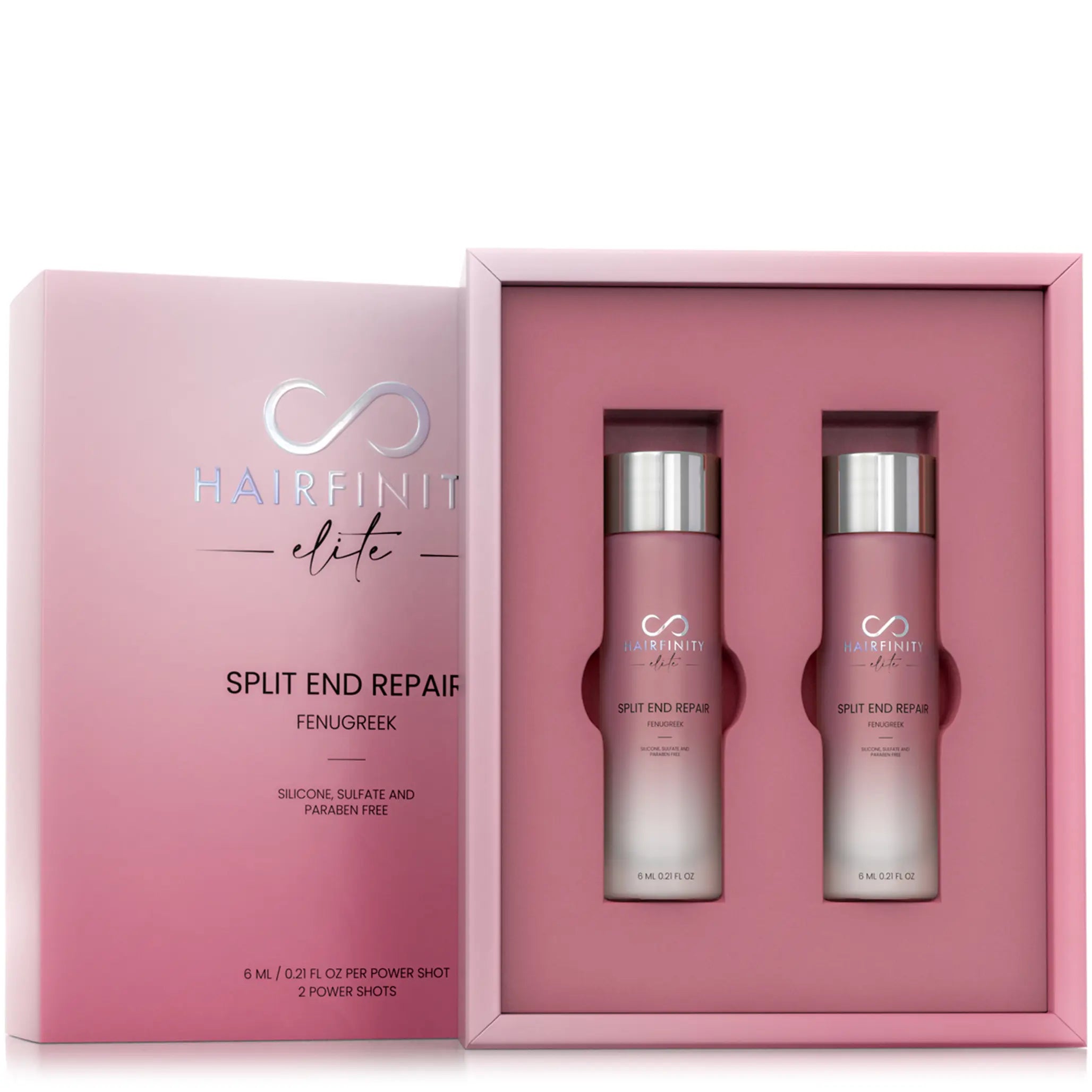 Hair Infinity Power Shots soin pointes Split End Repair fenugrec
