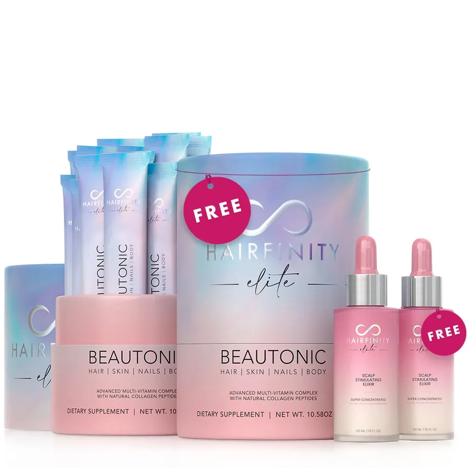 Hair Infinity Growth Boosters kit pousse Double Growth routine complète