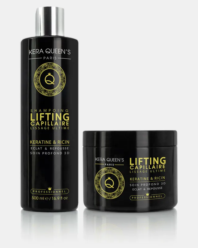 Kera Queen's Lifting Ricin Kit Duo soin cheveux abîmés