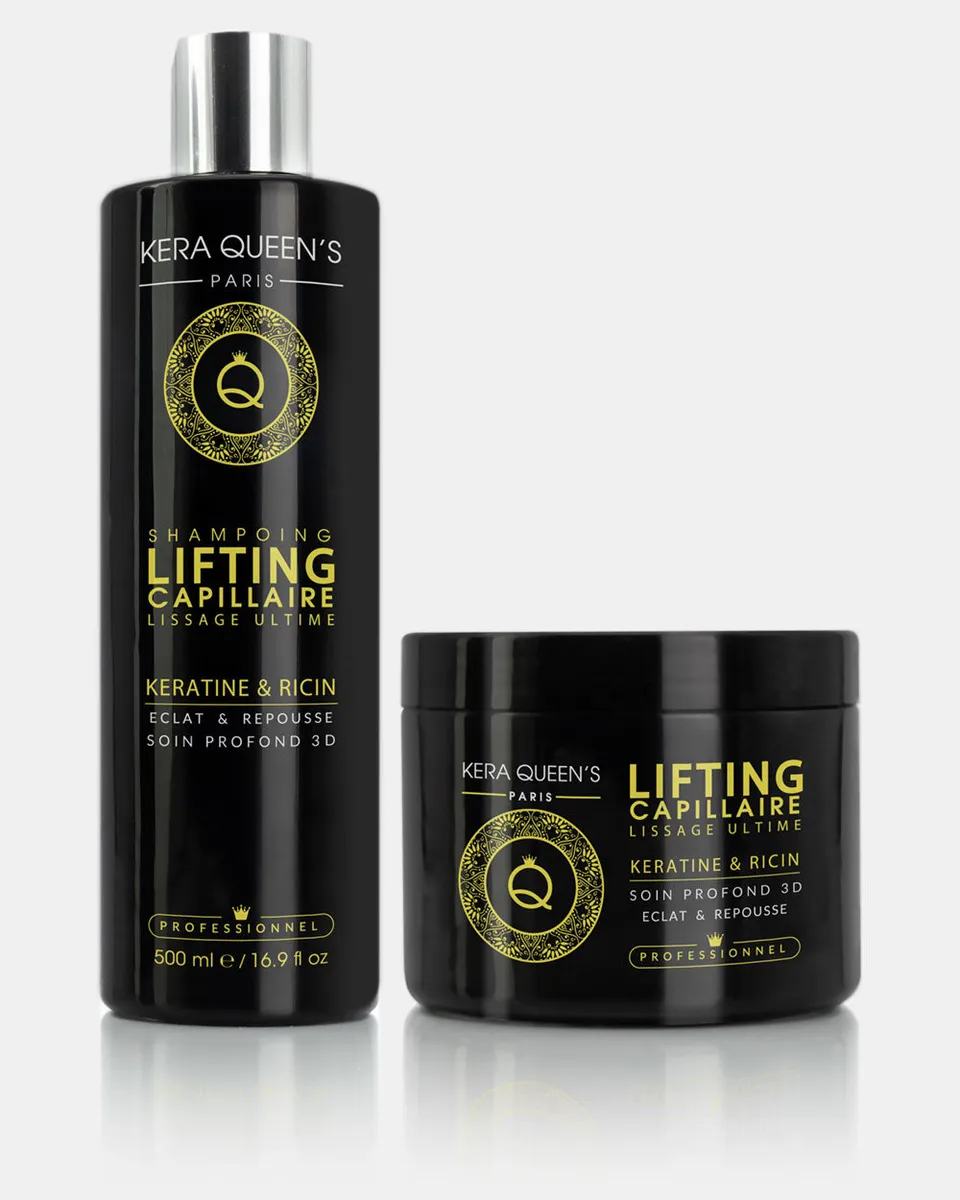 Kera Queen's Lifting Ricin Kit Duo soin cheveux abîmés