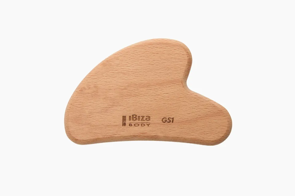 Ibiza Body GS1 outil gua sha corps bois drainage