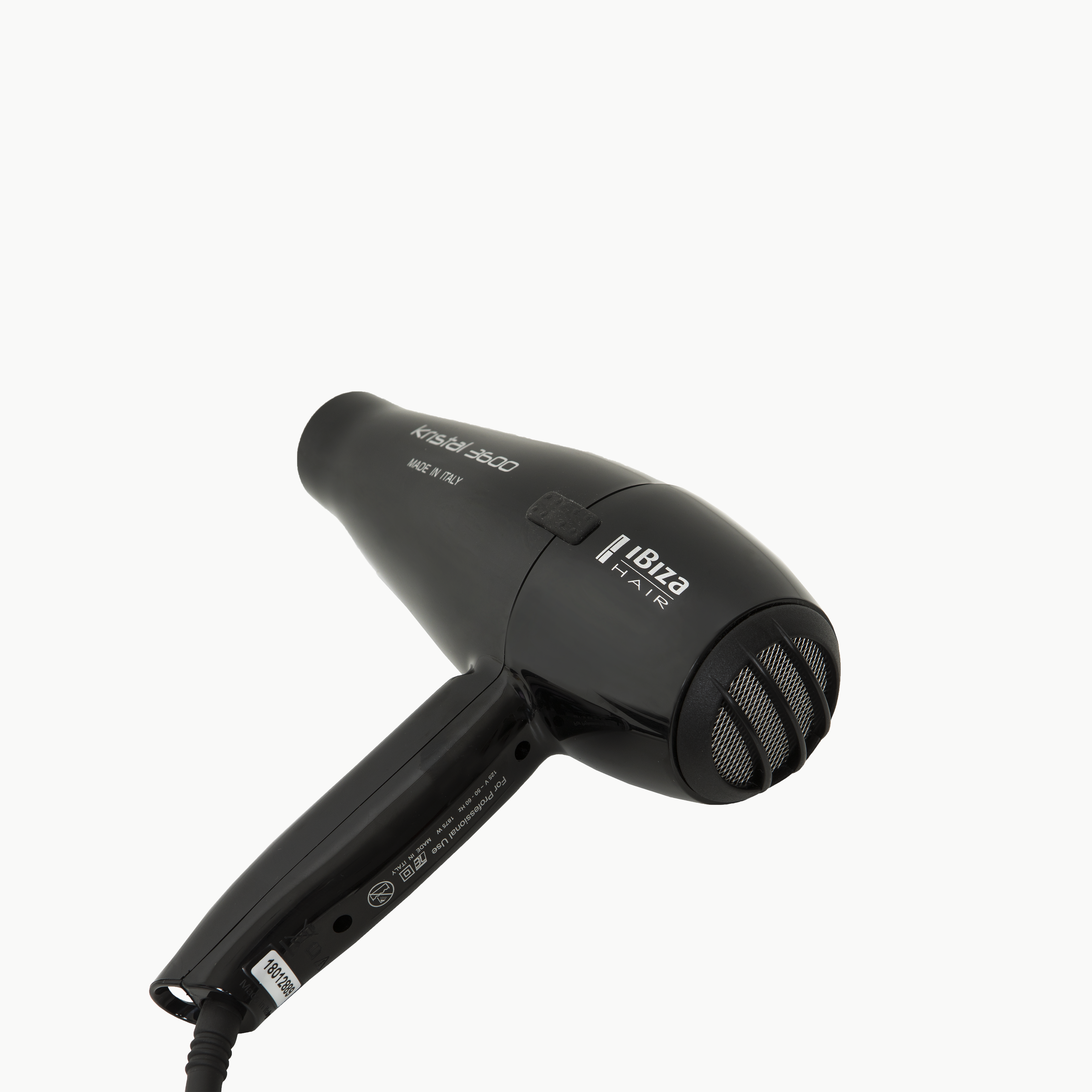 Ibiza Hair Kristal 3600 Black sèche-cheveux pro 1875W + buddy
