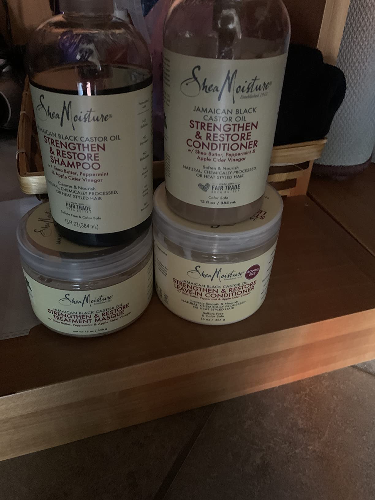Shea Moisture Jamaican Black Castor Oil masque 340 g réparateur
