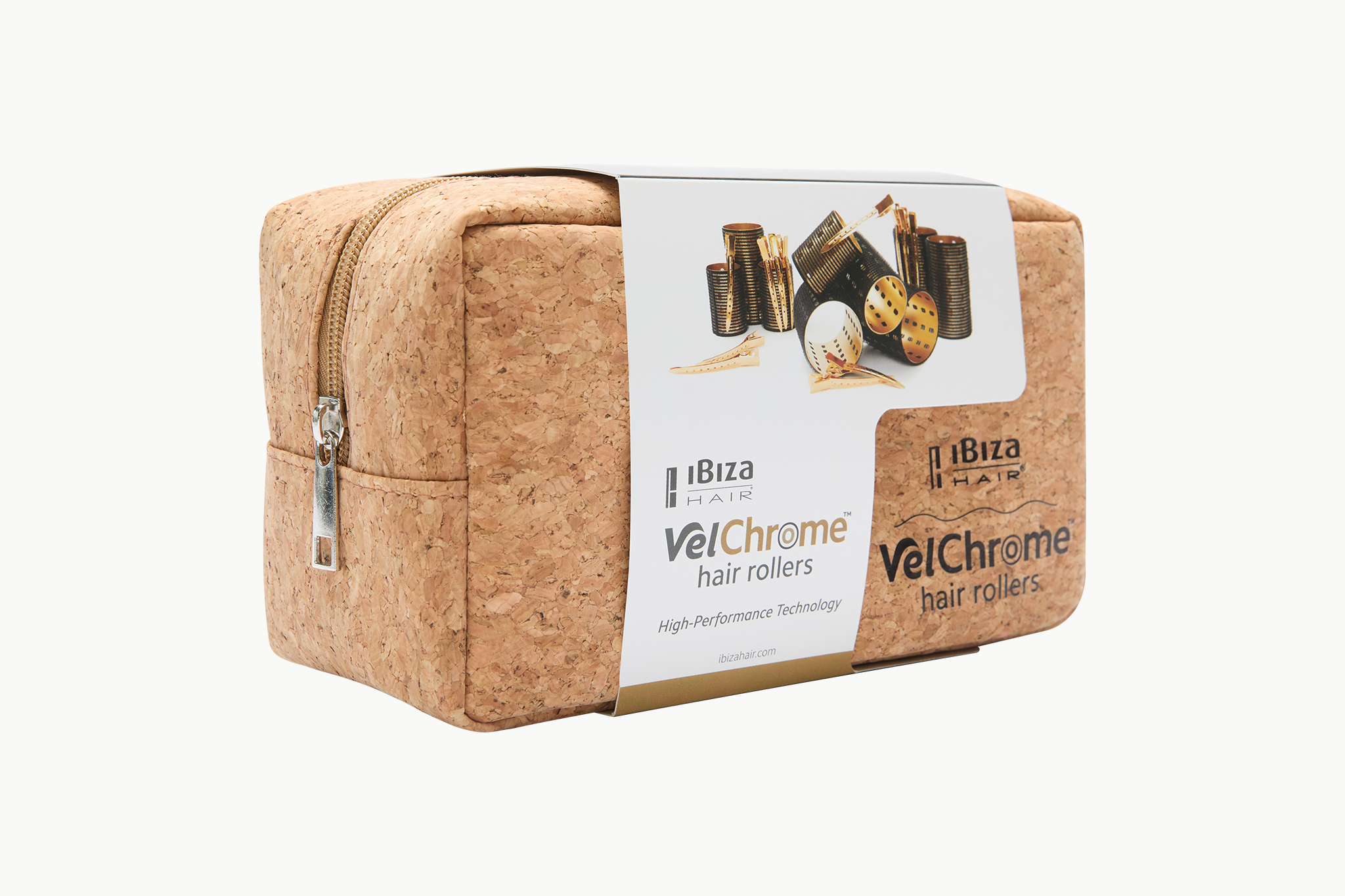 Ibiza Hair VelChrome bigoudis velcro thermiques 9 pinces