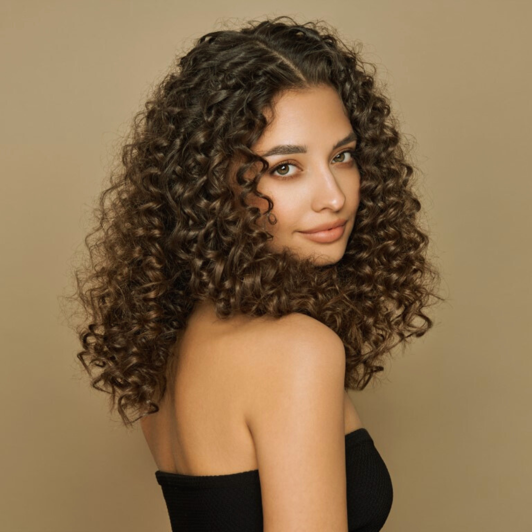 Kera Queen's Soften me Sublime Curl routine boucles macadamia