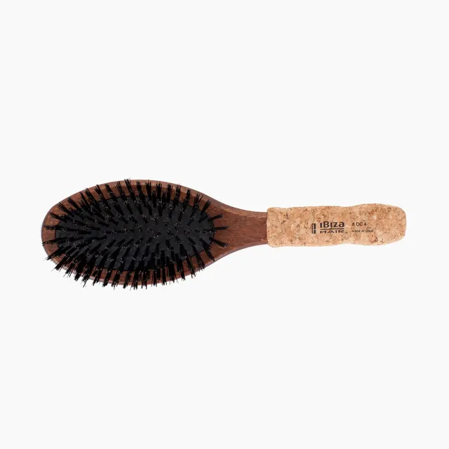 Ibiza Hair OC4 brosse ovale sanglier manche liège