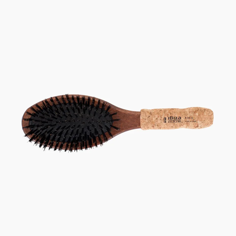 Ibiza Hair OC4 brosse ovale sanglier manche liège
