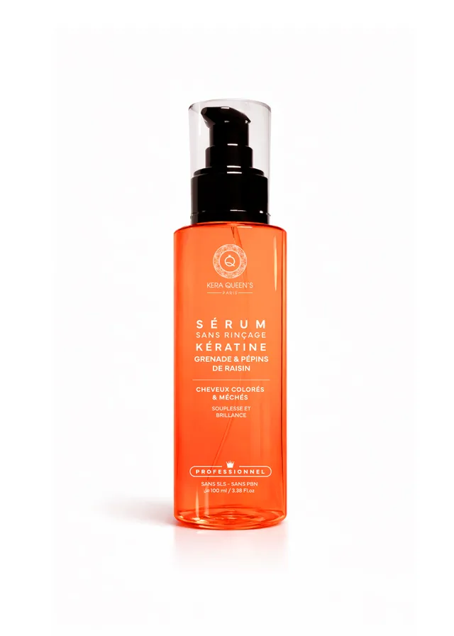 Kera Queen's Rituel Grenade Sérum cheveux colorés 100ml