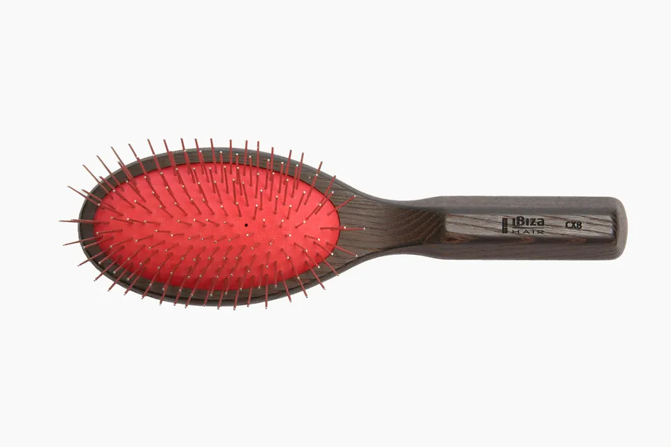 Ibiza Hair Aloha CX8 Red brosse démêlante ovale rouge