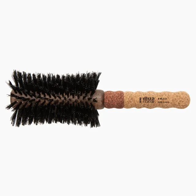 Ibiza Hair RLX Series RLX5 brosse ronde 80 mm liège rouge