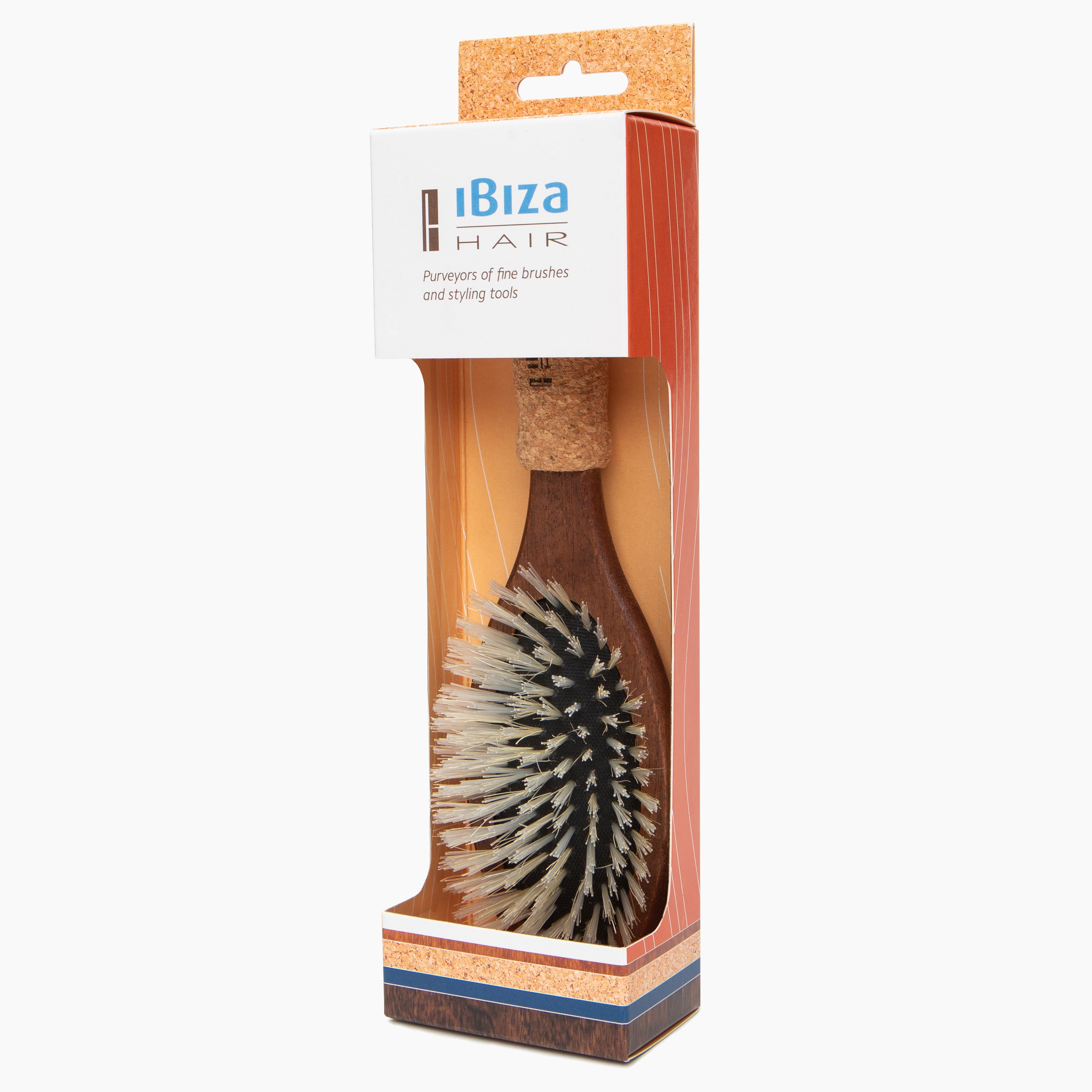 Ibiza OC6 brosse plate ovale sanglier manche liège