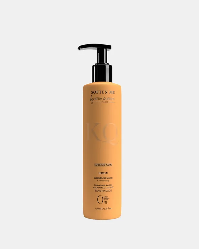 Kera Queen's Soften me Sublime Curl leave-in boucles macadamia