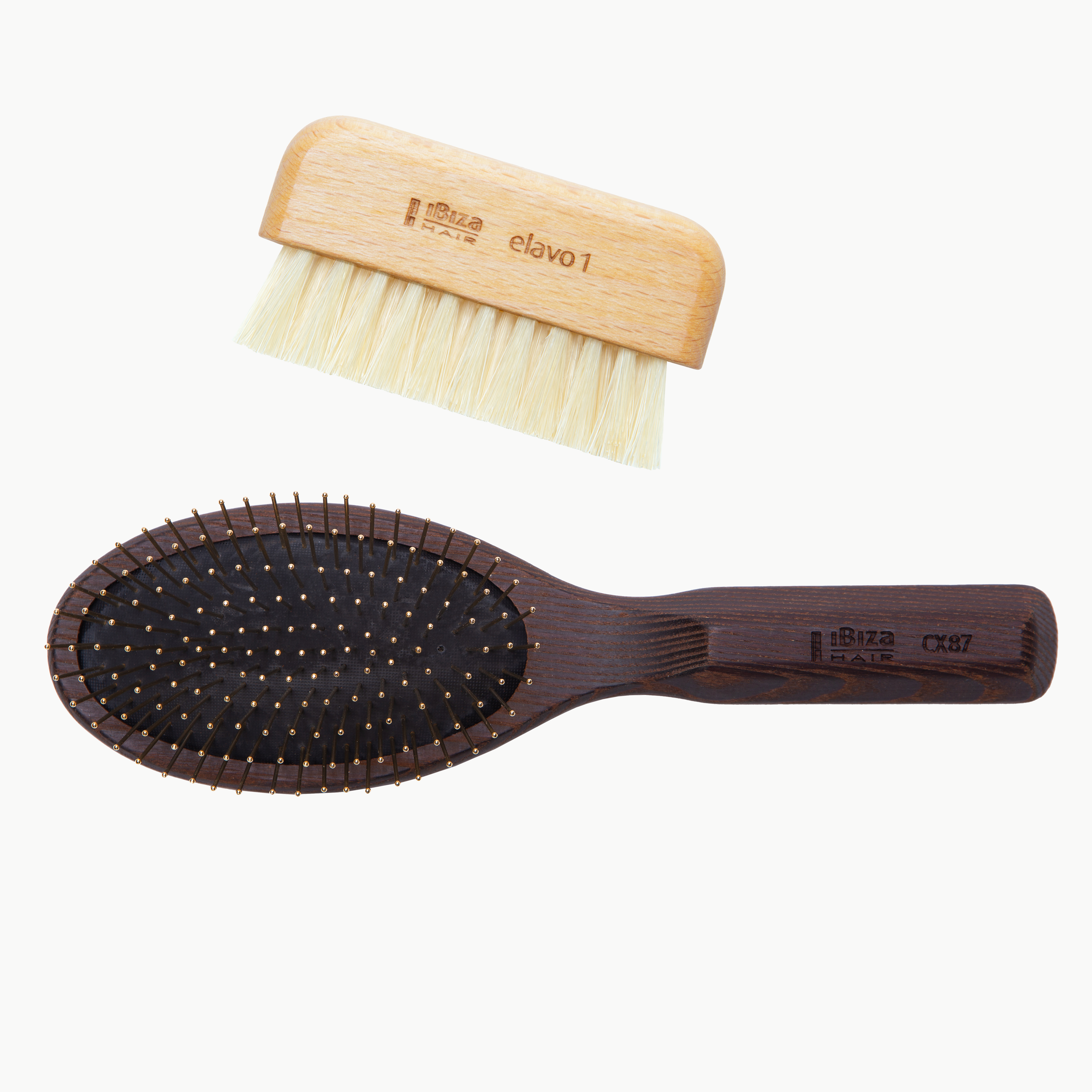 Ibiza Hair CX Series CX87 + Elavo 1 brosse ovale cuir chevelu