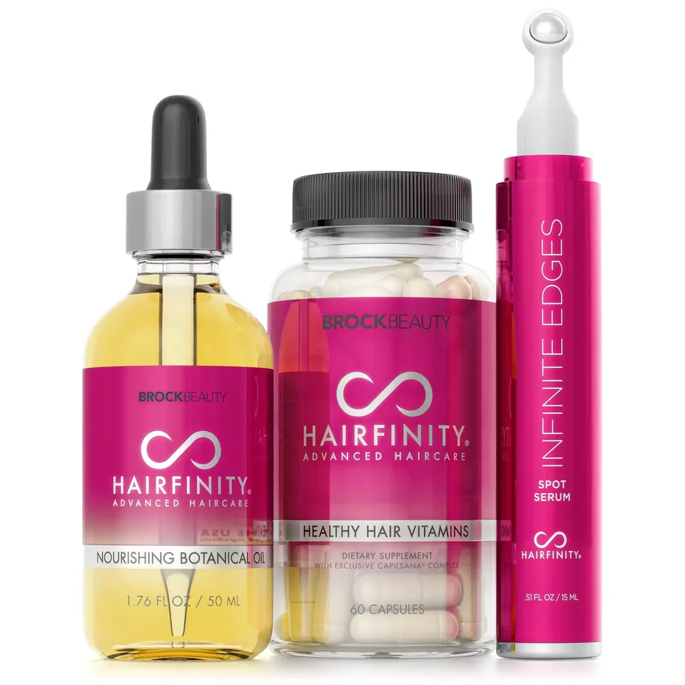 Hair Infinity Growth Boosters kit edges huile et sérum