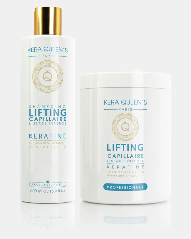 Kera Queen's Lifting Kératine kit duo 1000 éclat intense