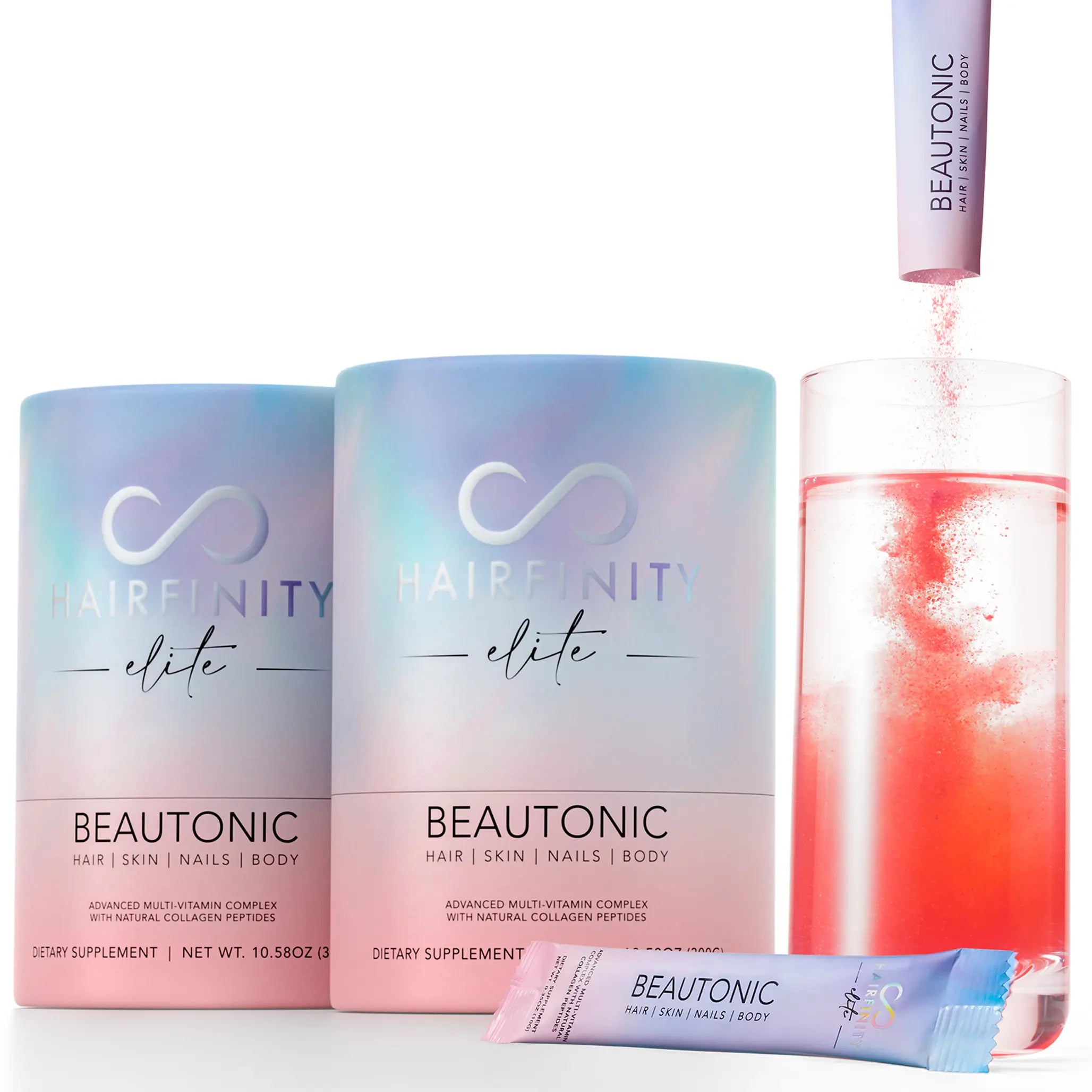 Hairfinity Beautonic Duo boisson beauté collagène 2 boîtes