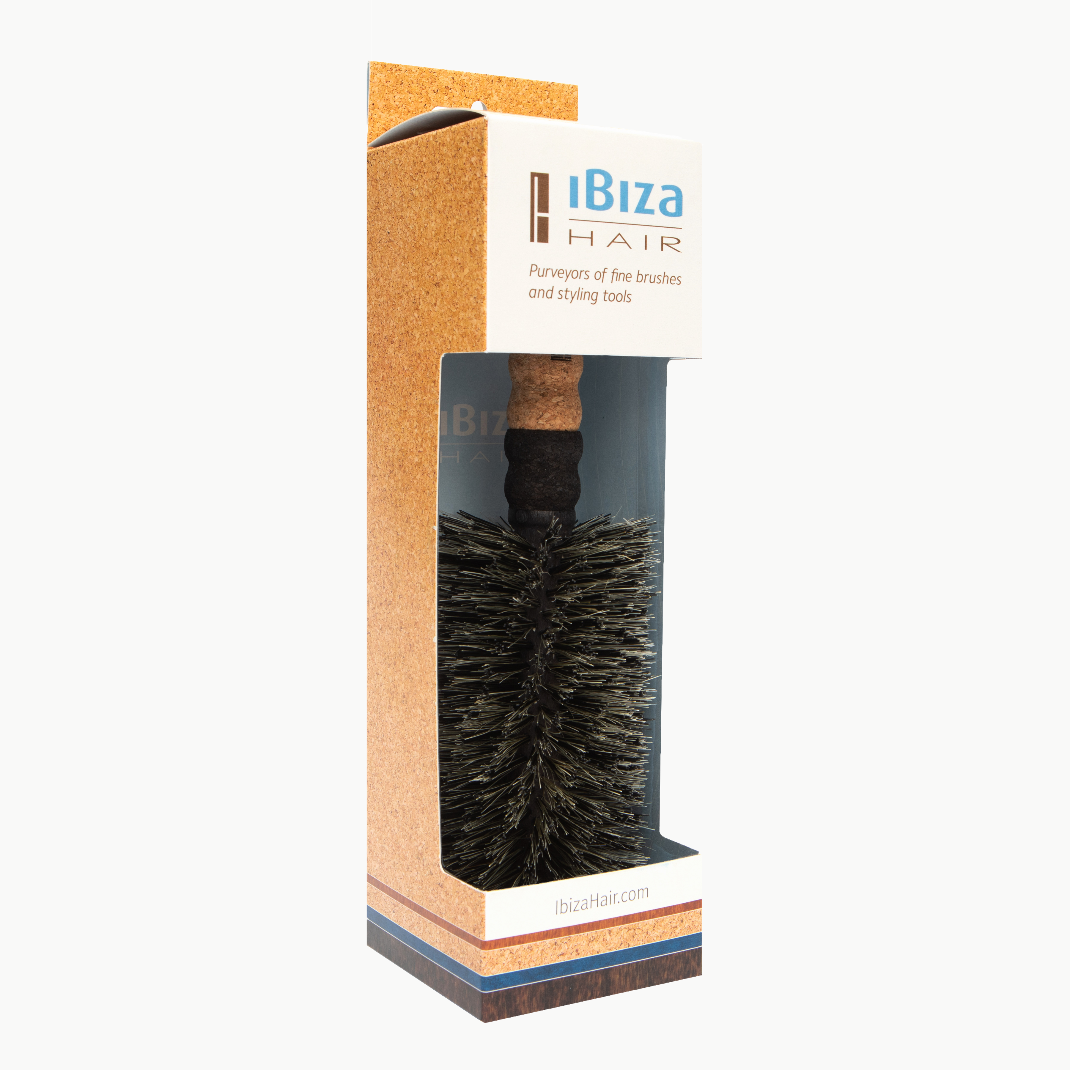 Ibiza Hair MB7 brosse ronde 70 mm liège boucles serrées
