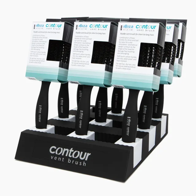 Ibiza Hair Brush Stands support Contour 6 brosses