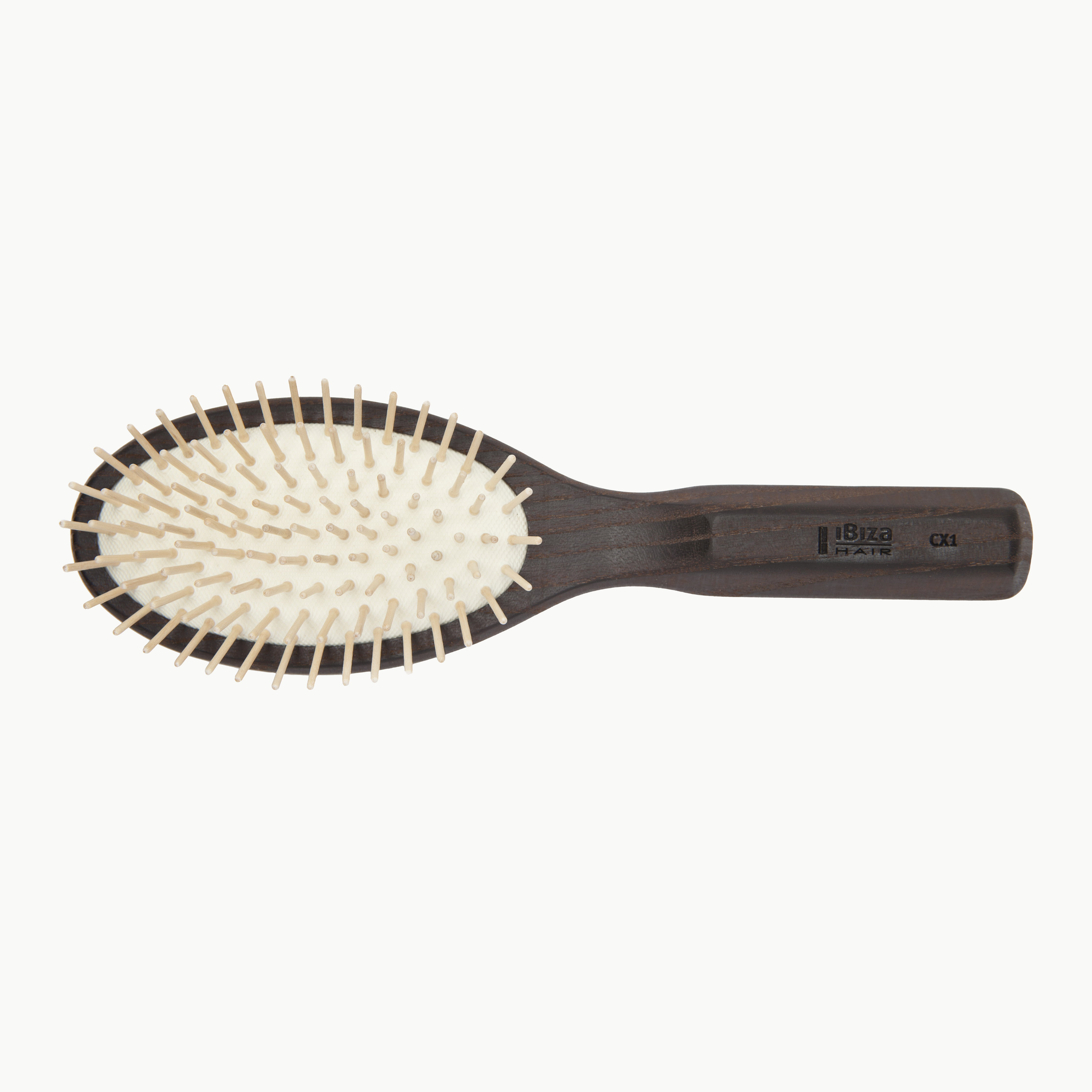 Ibiza Hair CX1 brosse ovale picots bois carbonisé