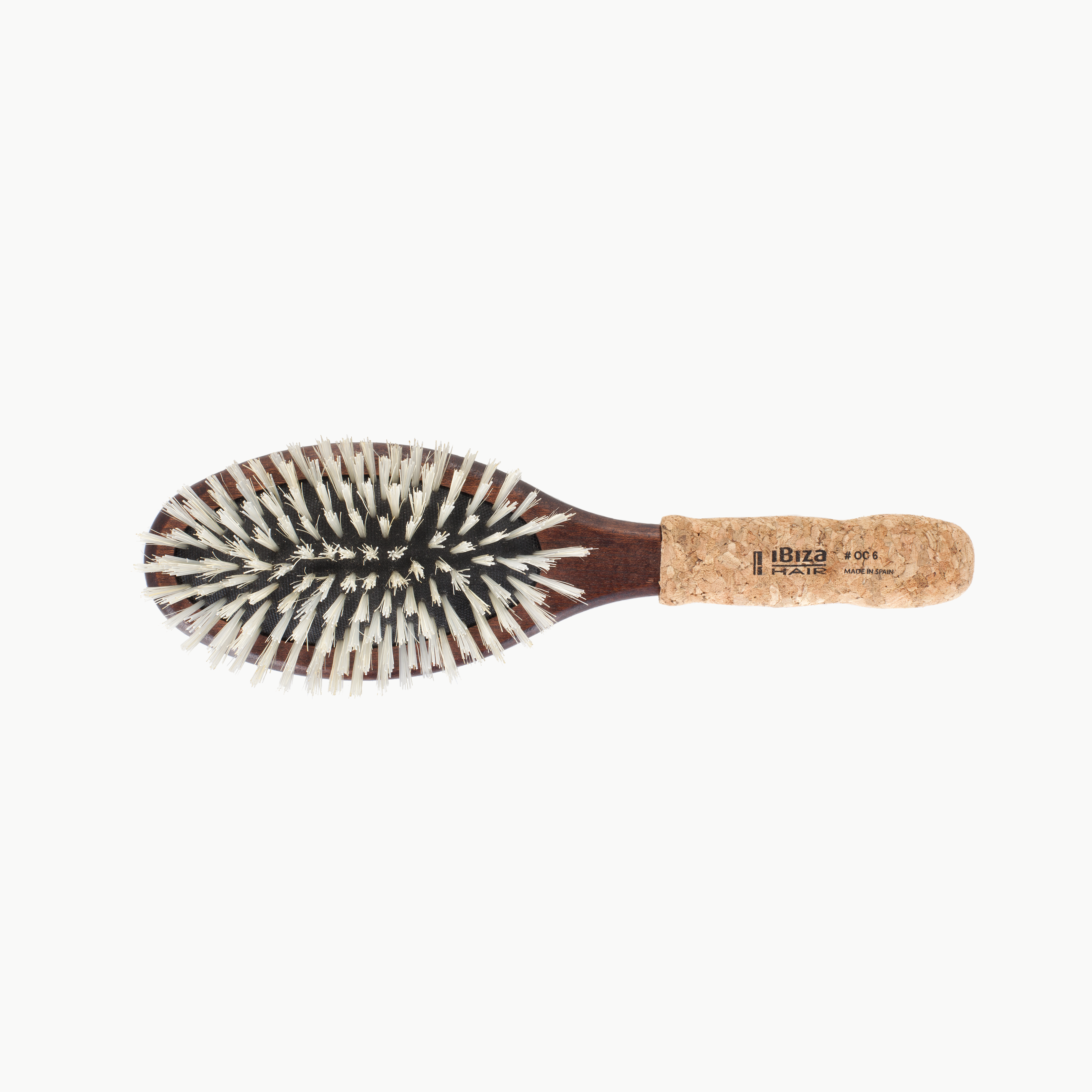 Ibiza OC6 brosse plate ovale sanglier manche liège