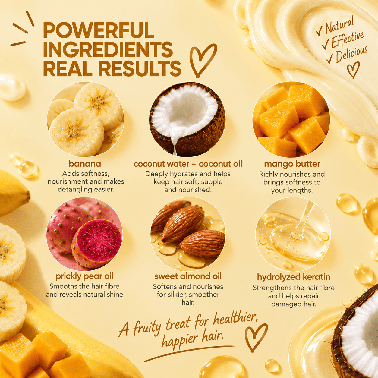 Tropikalbliss Crème de Banane après-shampooing démêlant