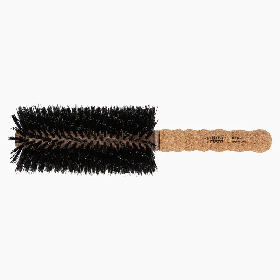 Ibiza Hair EX7 brosse ronde 65 mm sanglier boucles