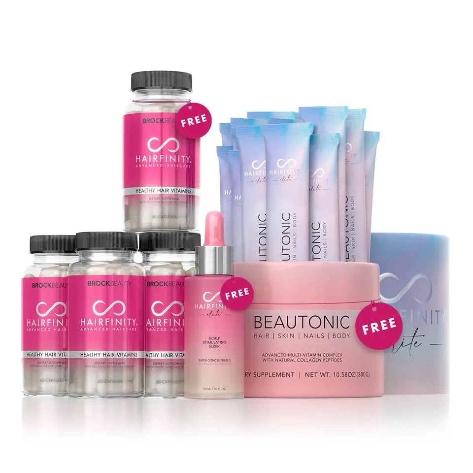 Hairfinity Growth Boosters 30-Day System kit pousse 30 jours