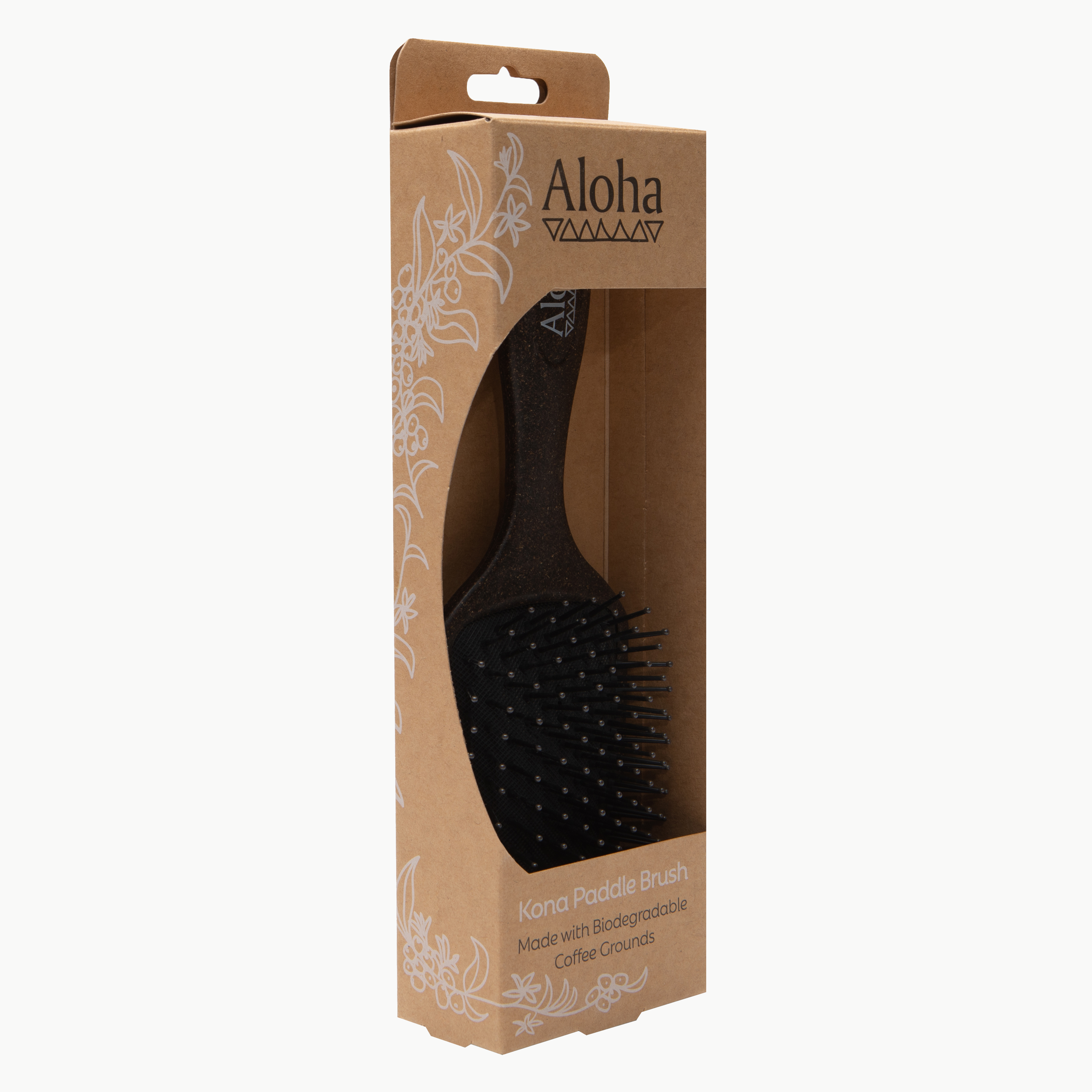 Ibiza Hair Aloha KP3 Brosse paddle démêlante café