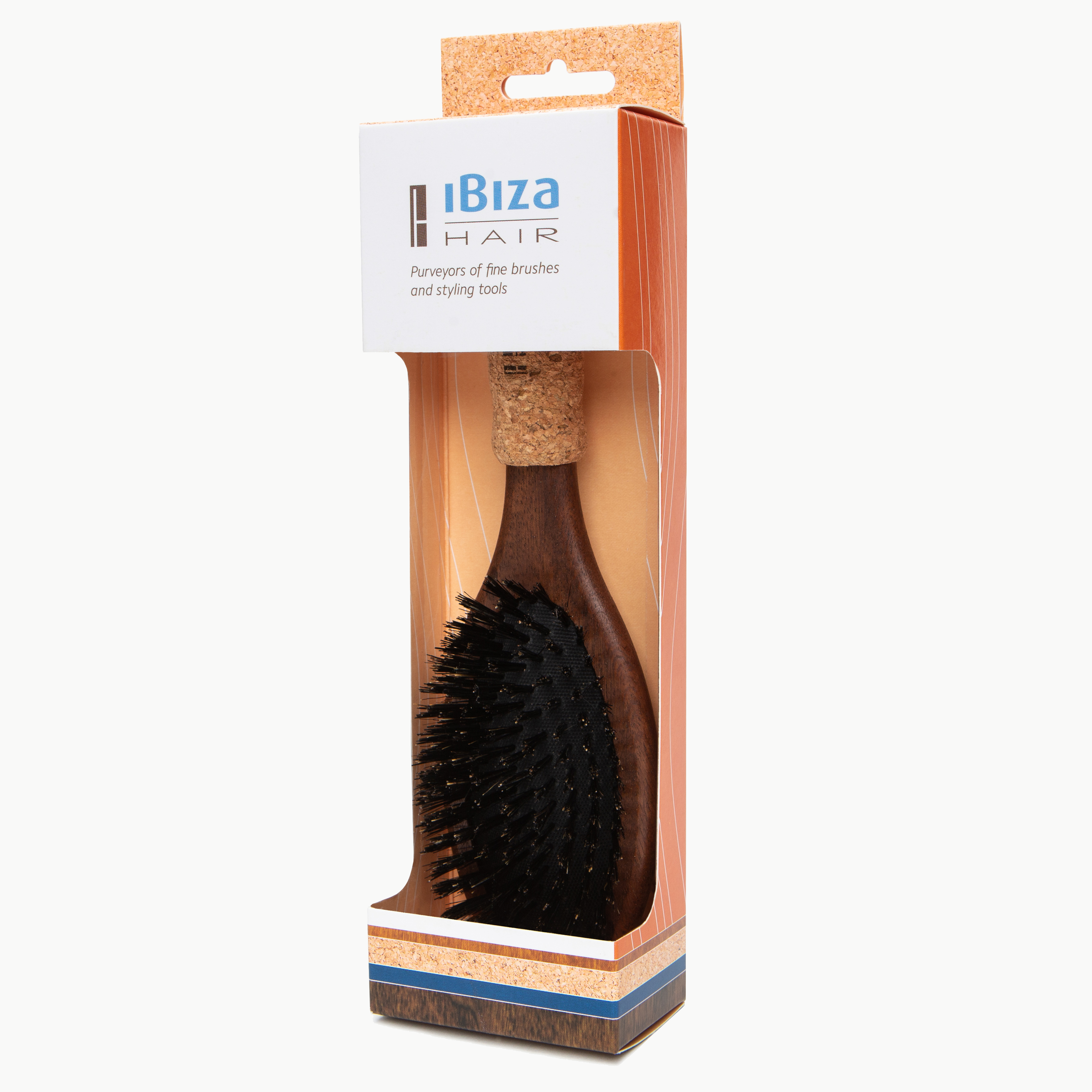 Ibiza Hair OC4 brosse ovale sanglier manche liège