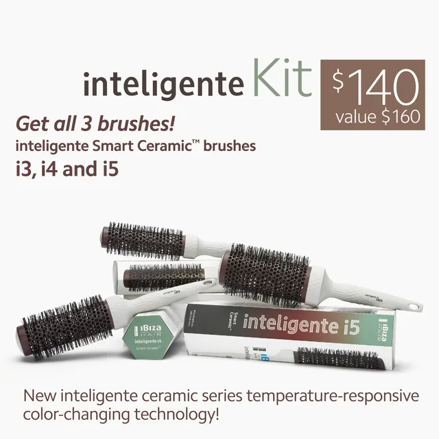 Ibiza Hair Inteligente Kit brosse ronde ceramique i3 i4 i5
