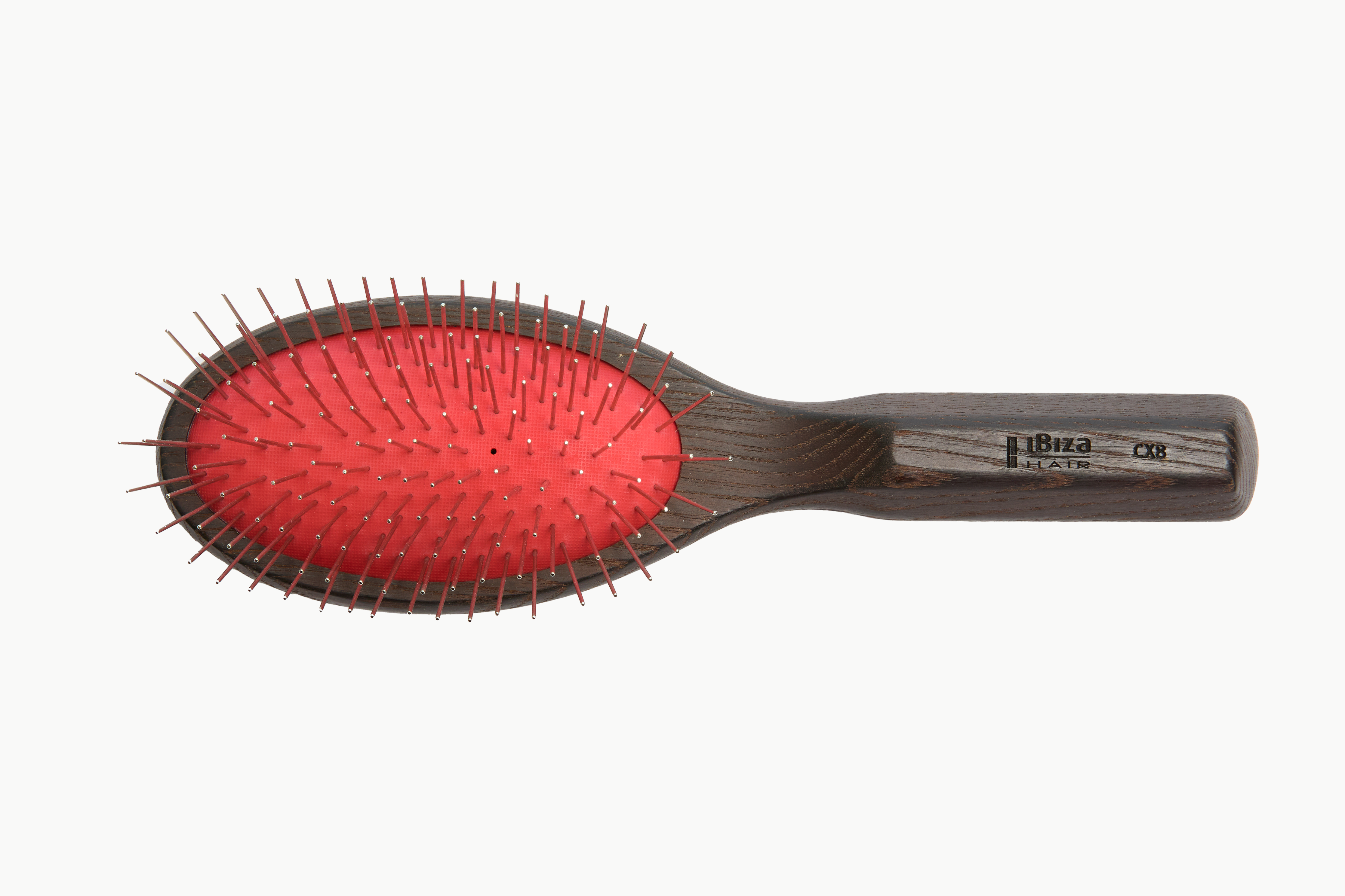 Ibiza Hair Aloha CX8 Red brosse démêlante ovale rouge