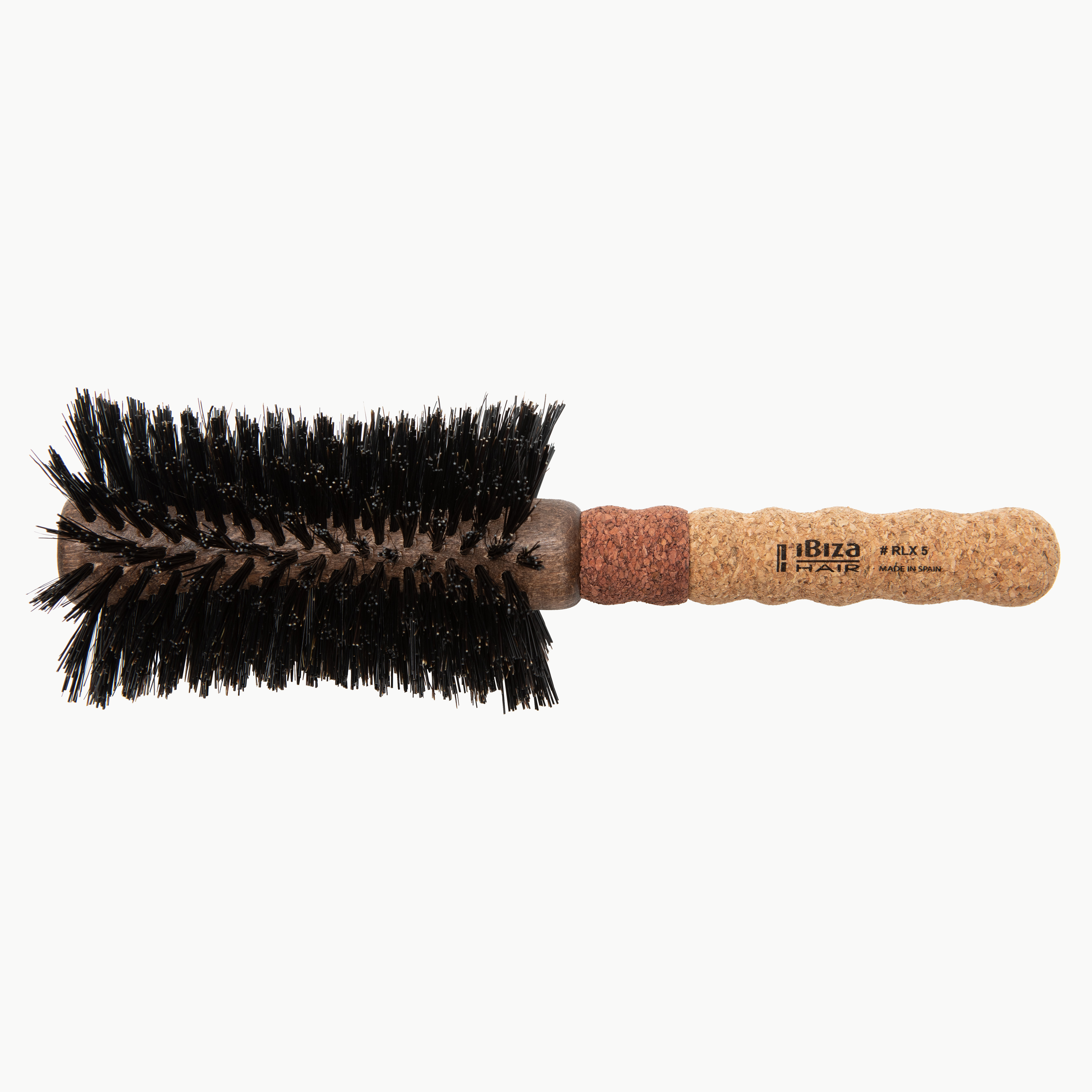 Ibiza Hair RLX Series RLX5 brosse ronde 80 mm liège rouge