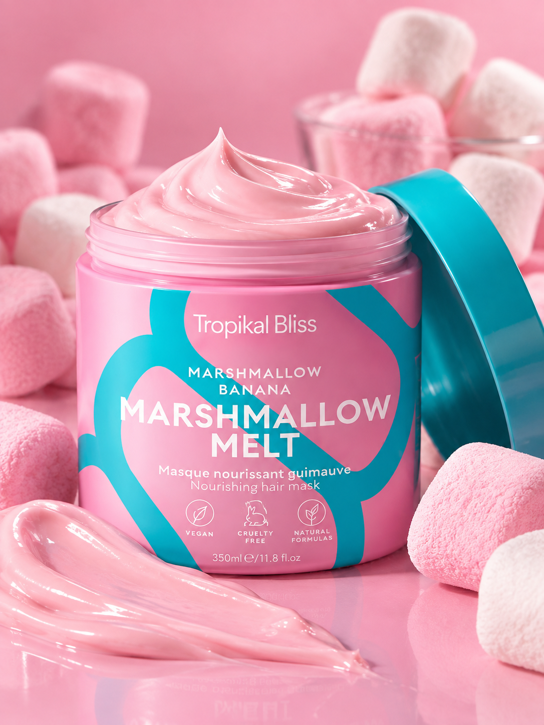 Tropikalbliss Marshmallow Melt masque cheveux secs banane