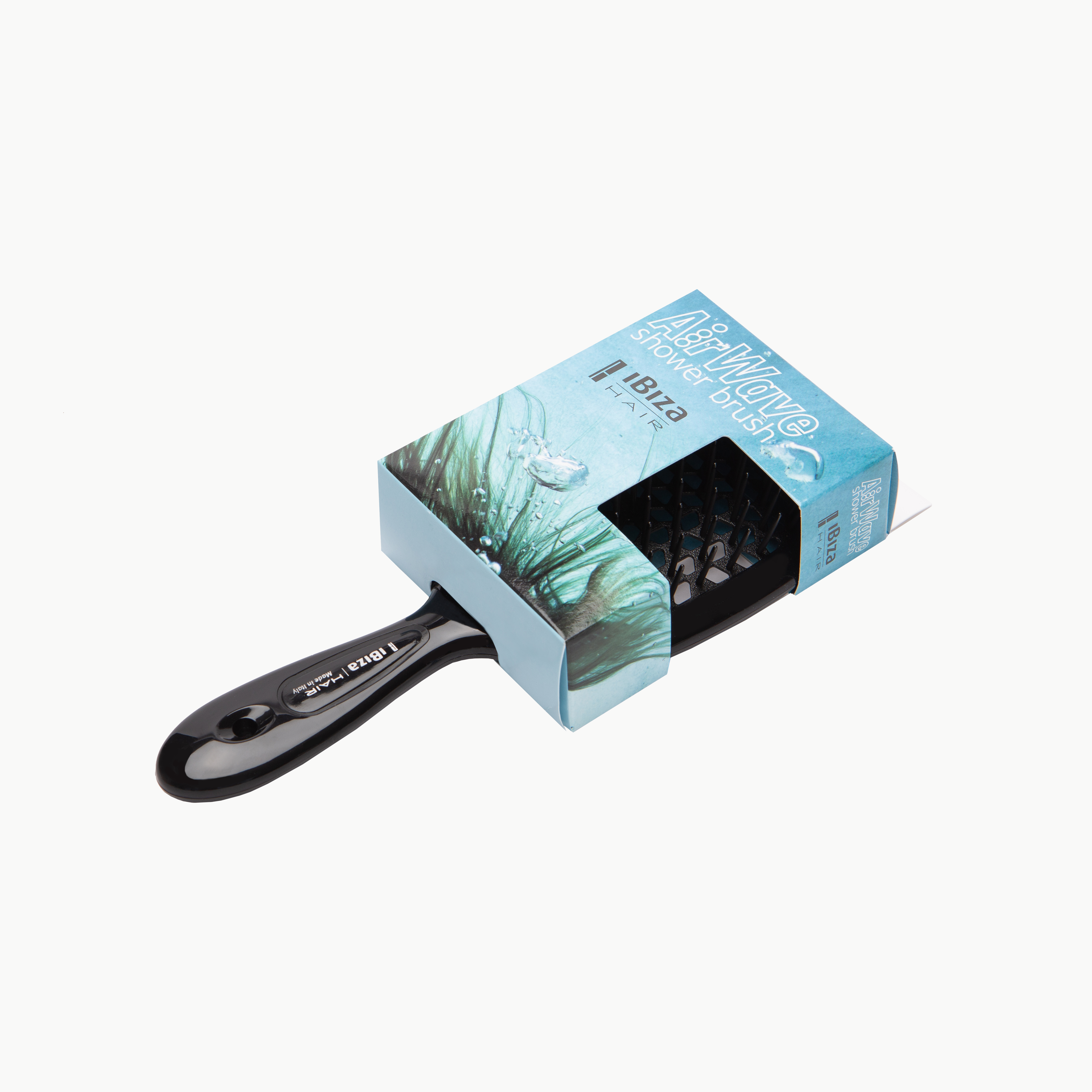 Ibiza Hair AirWave brosse cheveux noire ventilée