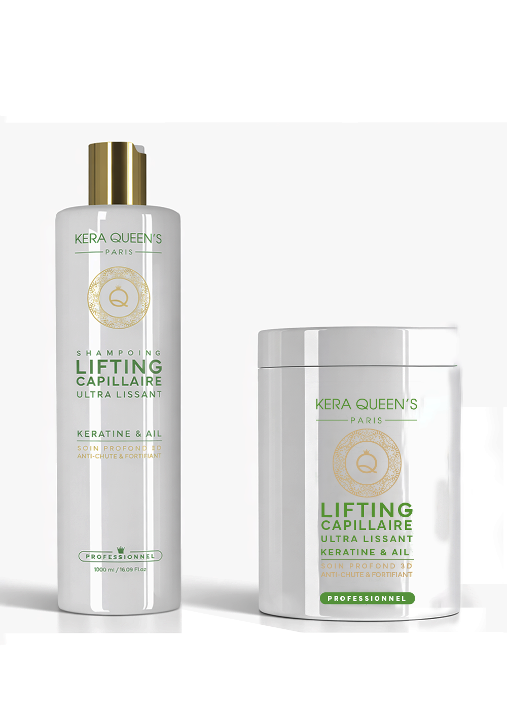 Kera Queen's Lifting Ail kit duo shampoing anti-chute