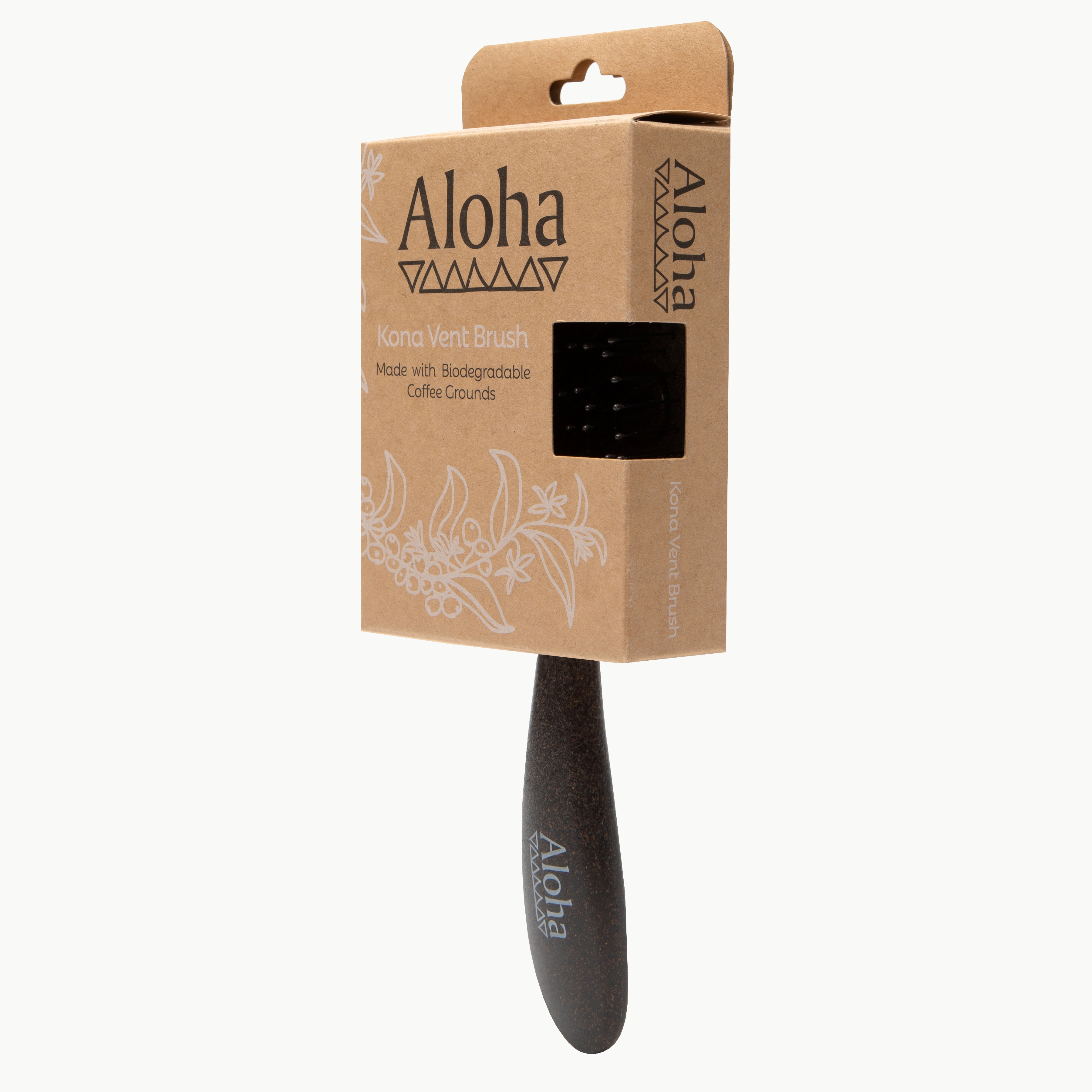 Ibiza Hair Aloha KV1 brosse vent démêlante café