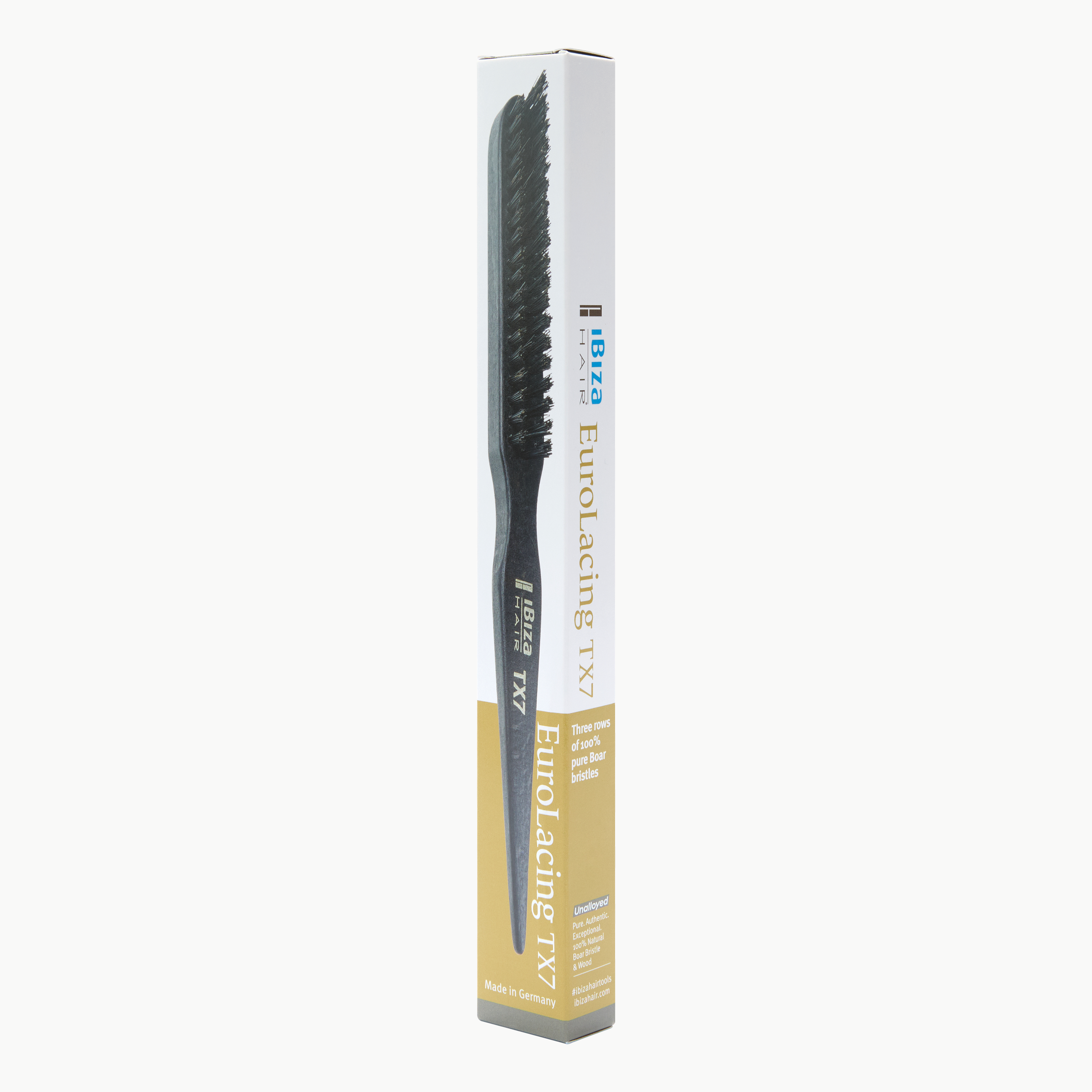 Ibiza Hair EuroLacing TX7 brosse crêpage sanglier