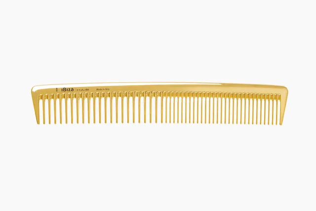 Ibiza Hair peigne coiffage doré graphite étui liège