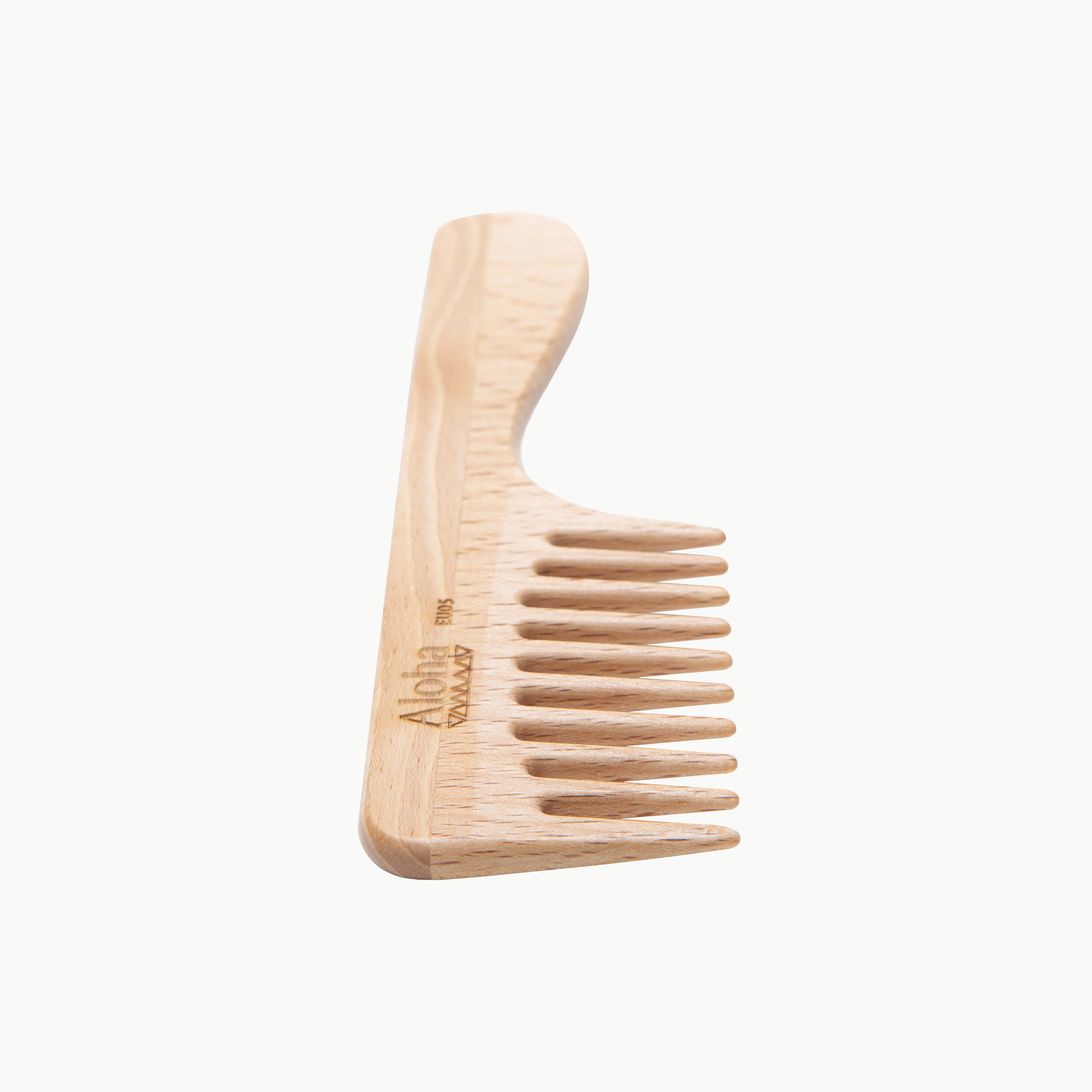 Ibiza Hair Aloha EU05 peigne manche bois avec étui liège