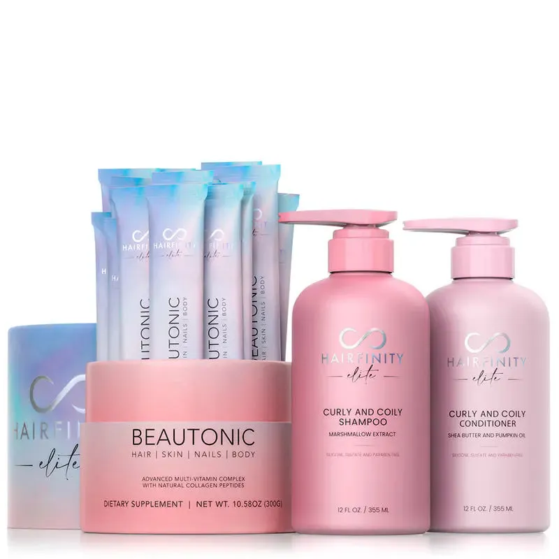 Hairfinity Curly and Coily Curly & Coily Kit soin bouclés
