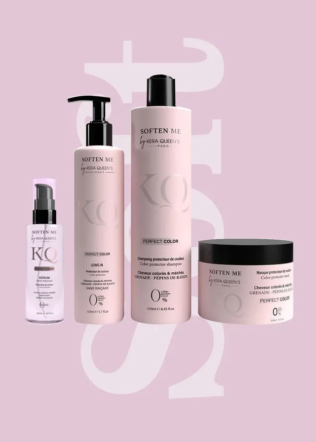 Kera Queen's Soften me Perfect Color gamme cheveux colorés
