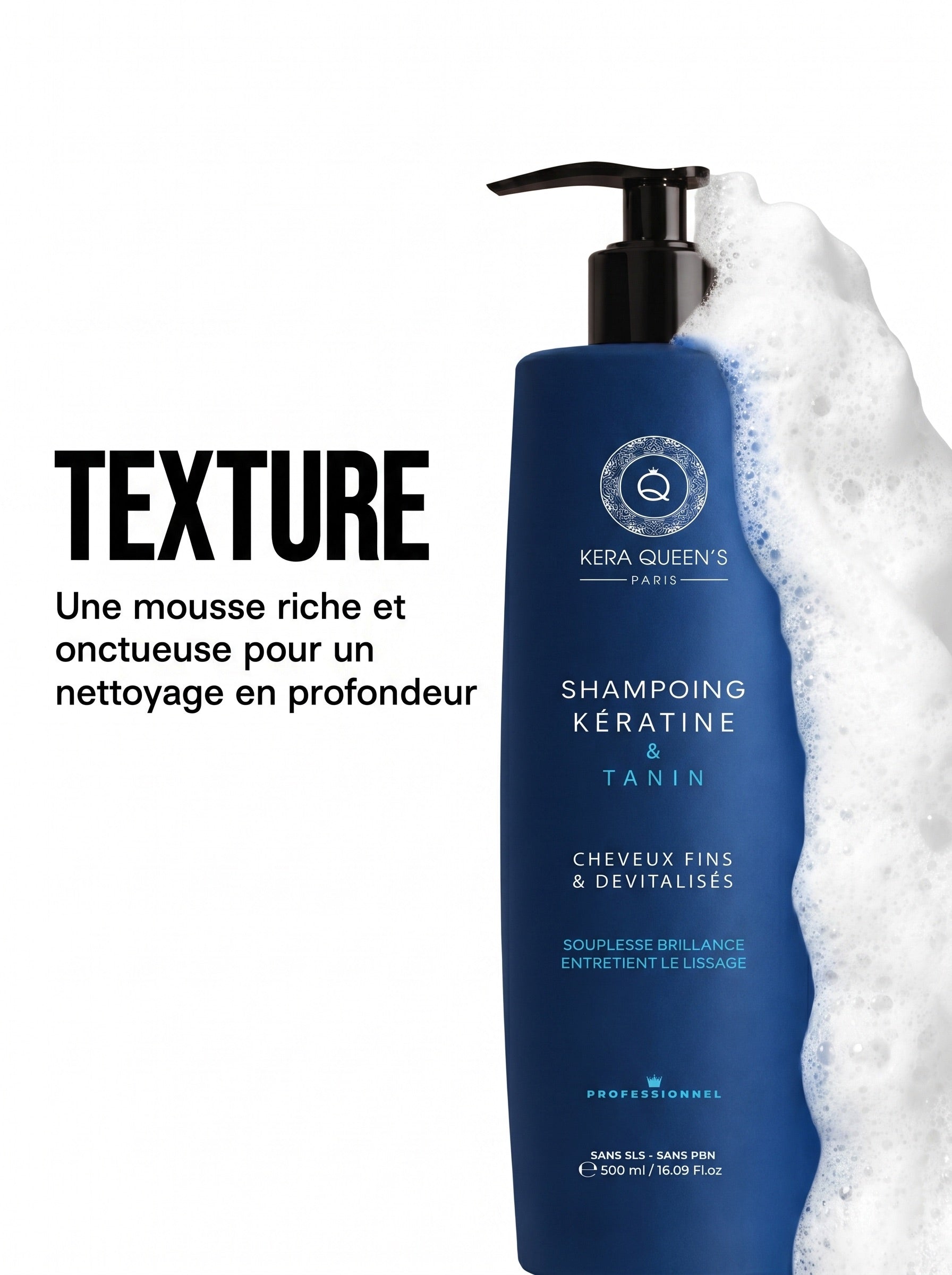 Kera Queen's Rituel Tanin kit trio cheveux fins brillance
