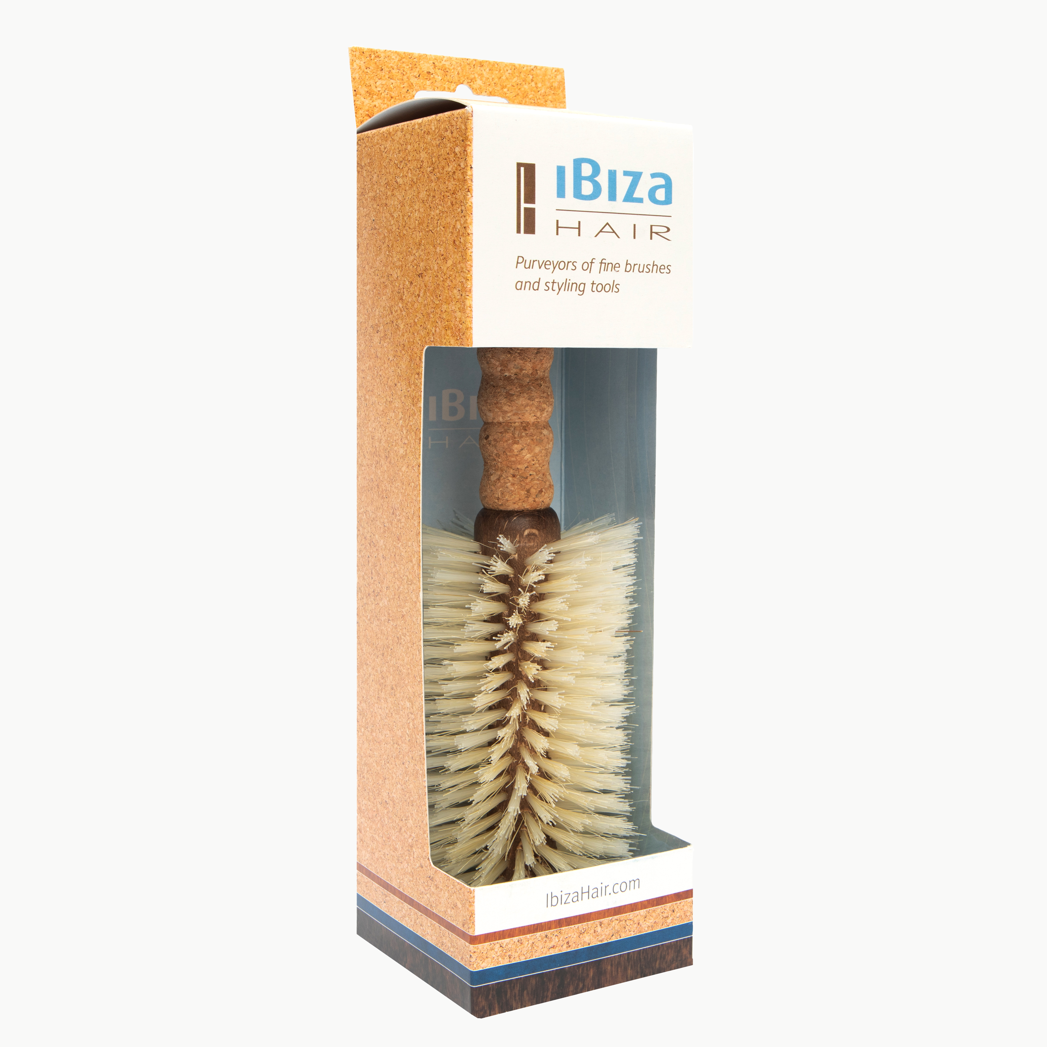 Ibiza Hair B8 brosse ronde 80 mm sanglier blond lissage