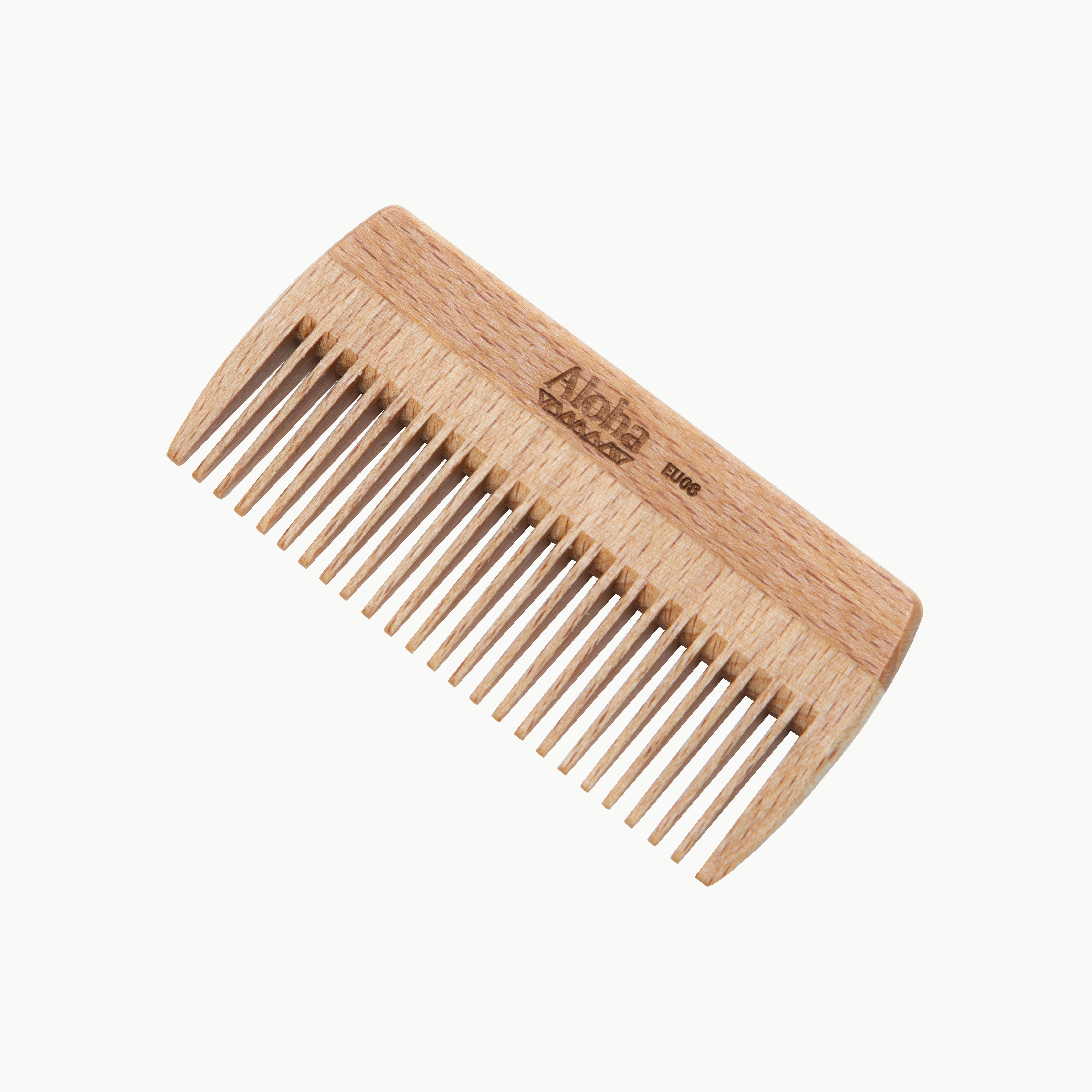 Ibiza Hair Aloha EU08 peigne barbe bois étui liège