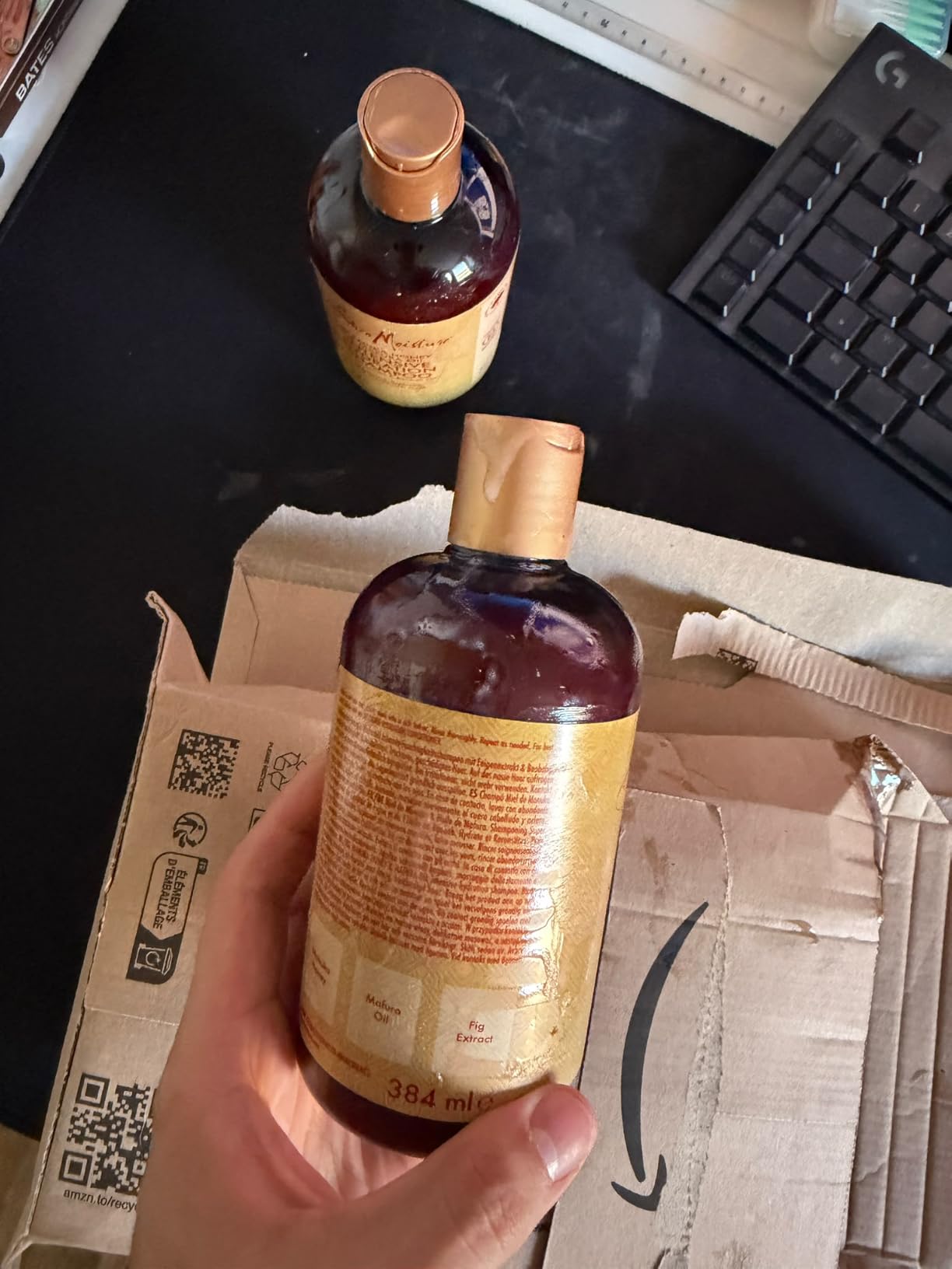 Shea Moisture Manuka Honey shampooing cheveux bouclés 384ml