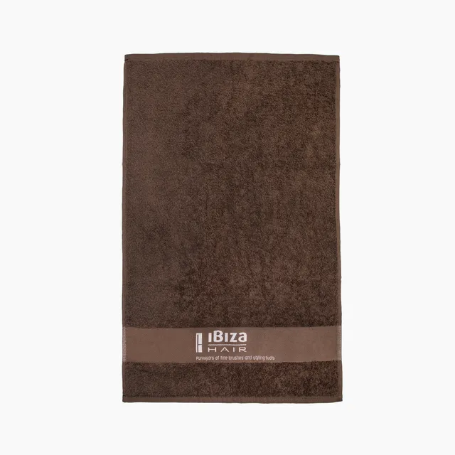 Ibiza Hair Salon Towels serviette marron coton