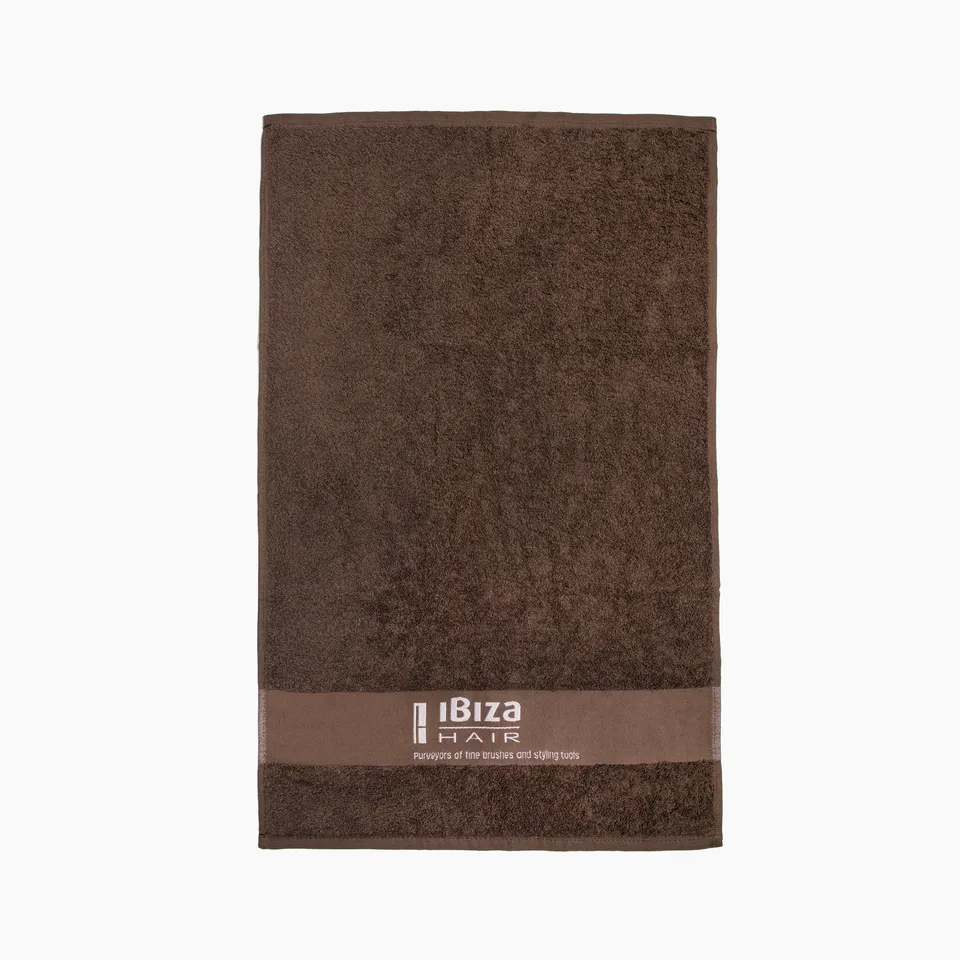 Ibiza Hair Salon Towels serviette marron coton