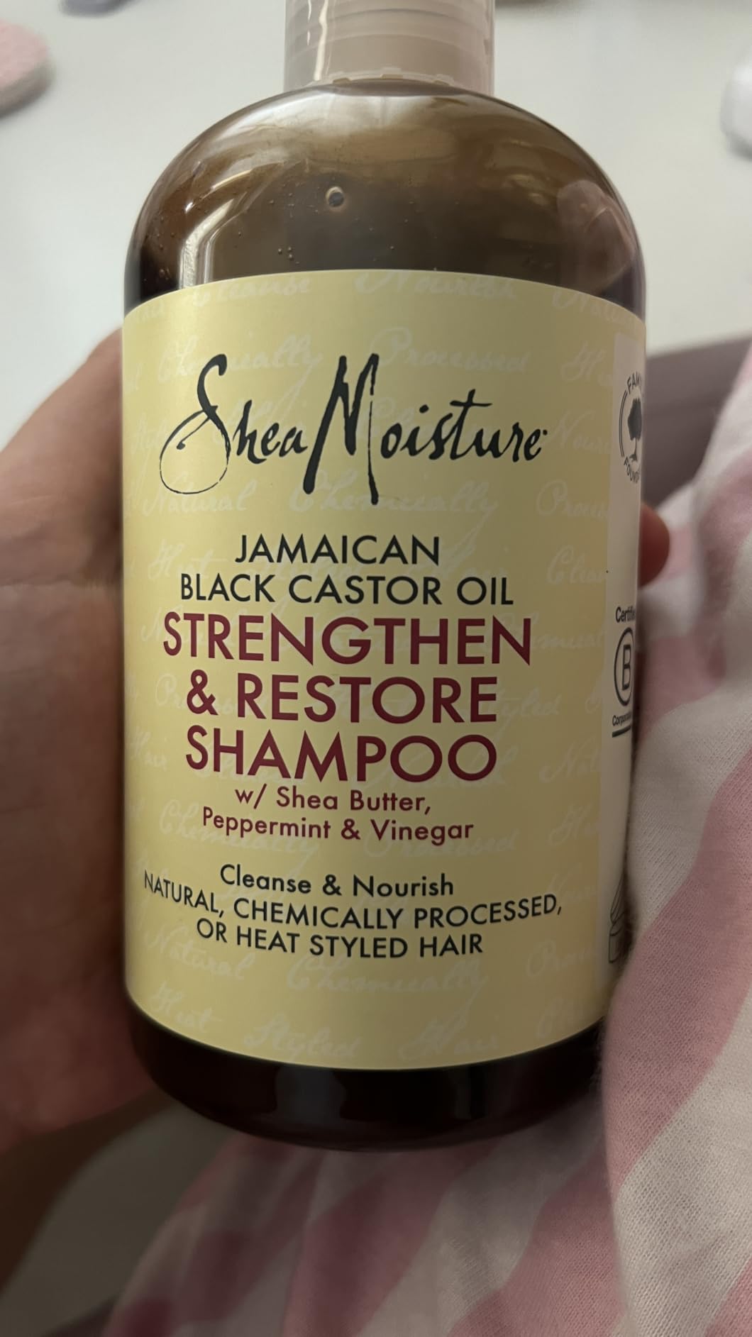 Shea Moisture Jamaican Black Castor Oil masque 340 g réparateur